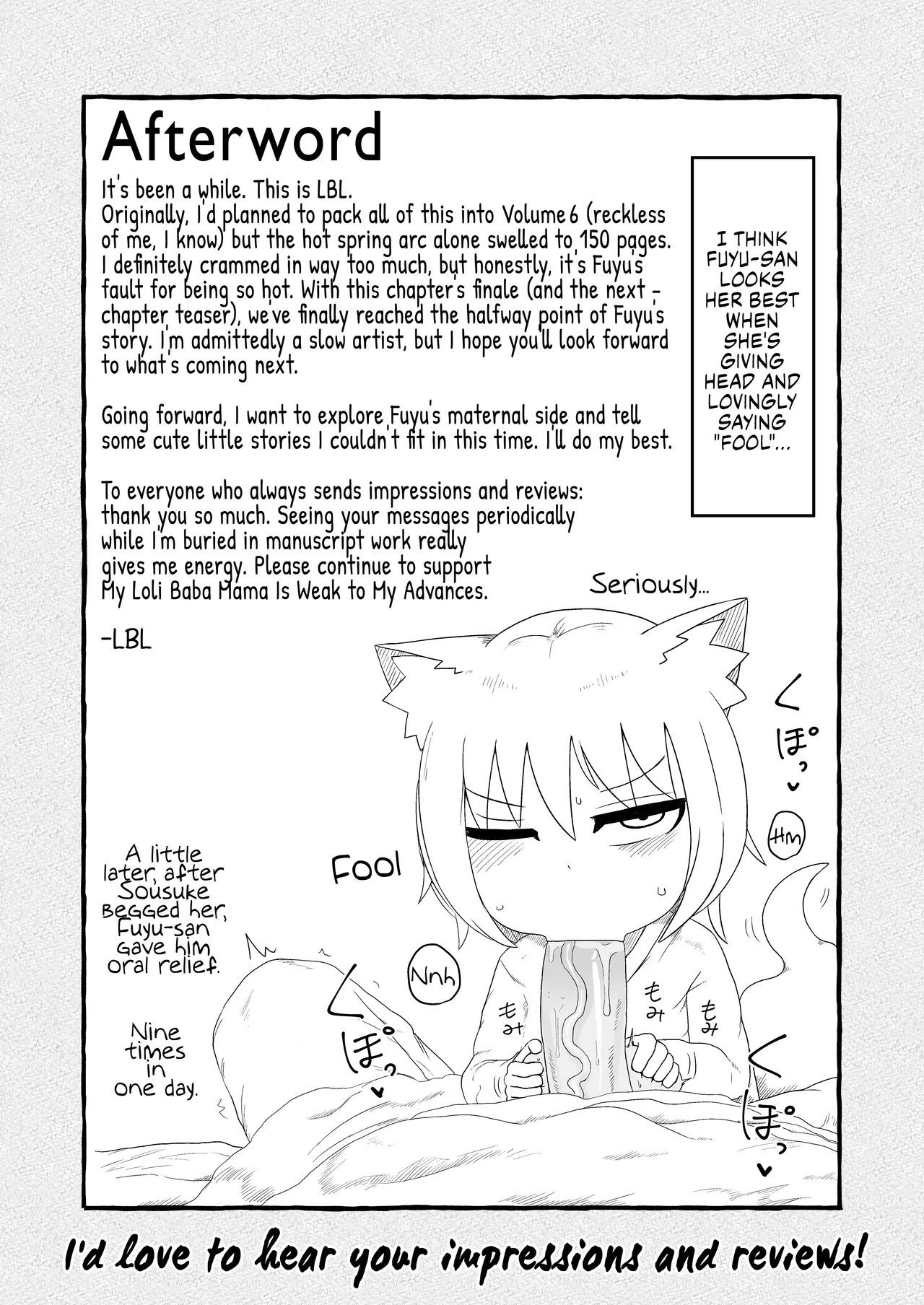 Loli Baba Okaa-san wa Oshi ni Yowai 7 | My Loli Baba Mama is Weak to my Advances 7 page 57 full