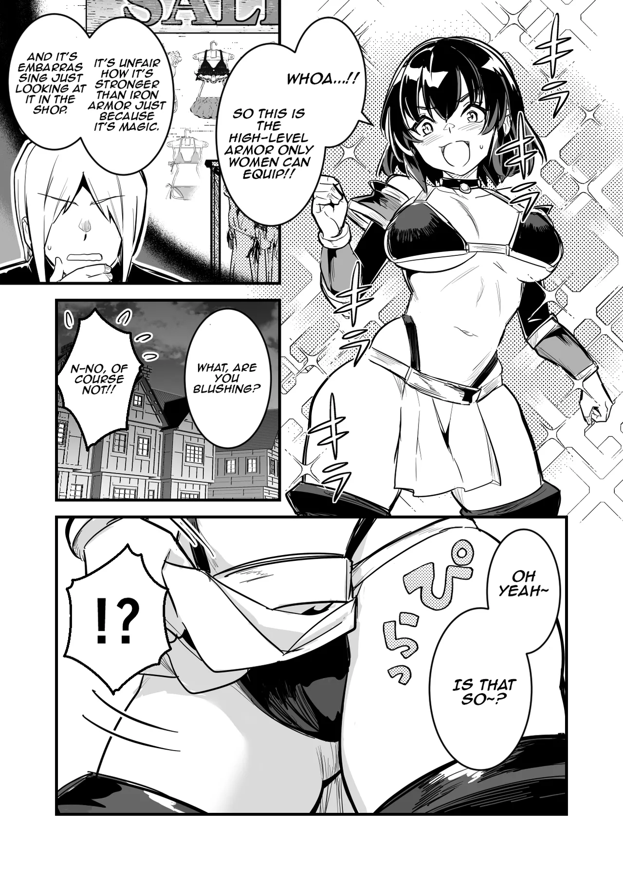 Page 3 of A Male Adventurer Caught in a TS Trap in a Dungeon and Gives Birth