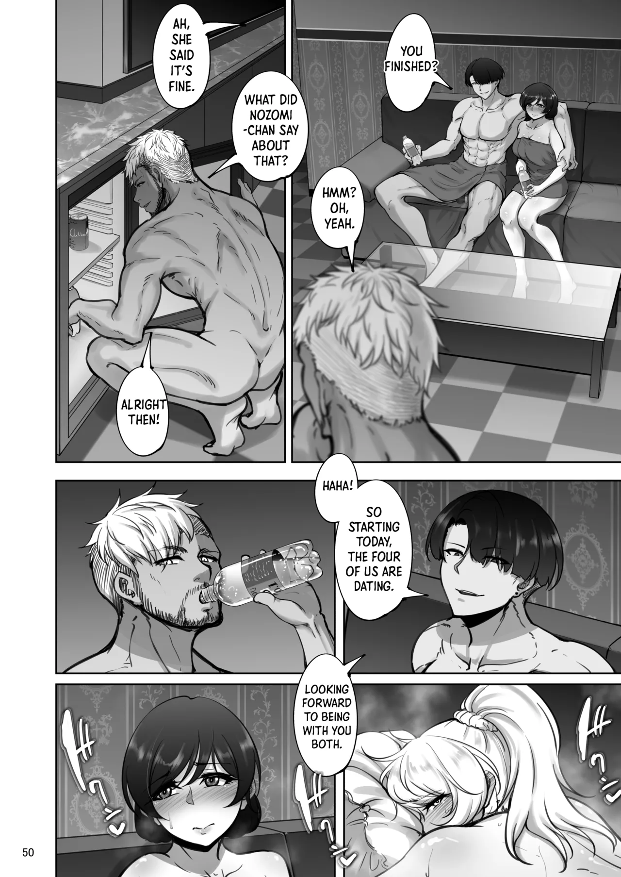 Eri to Nozomi no Joujiroku 1 | The Sex Records of Eli and Nozomi 1 page 50 full