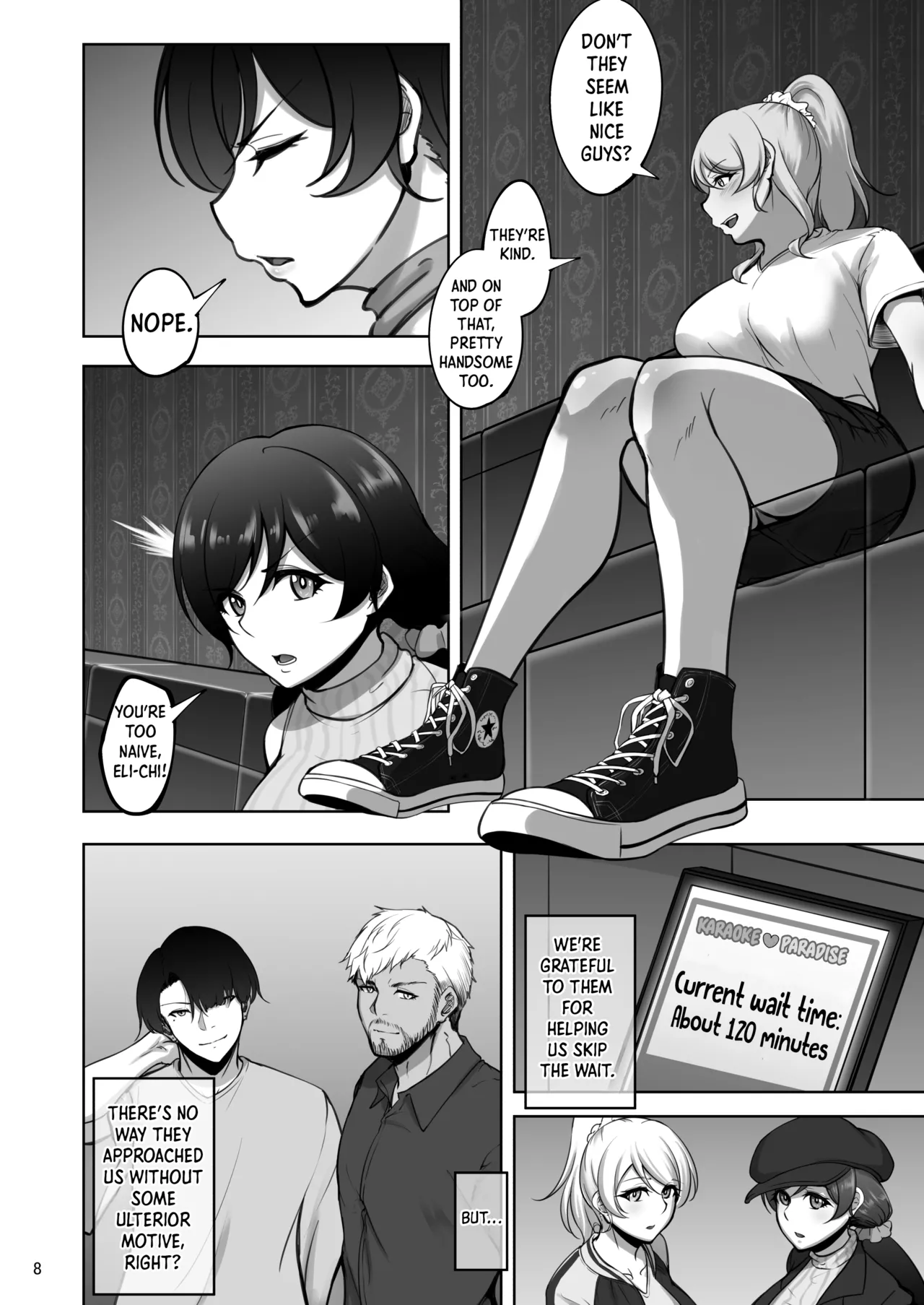 Eri to Nozomi no Joujiroku 1 | The Sex Records of Eli and Nozomi 1 page 8 full