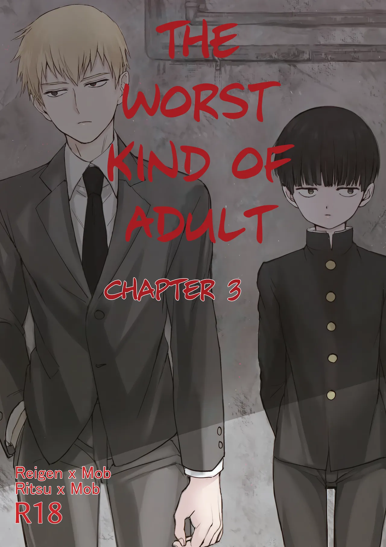 Page 1 of (ONE→HUNDRED 7) [Terepirin (goshi)] Saitei na Otona Ge | The Worst Kind of Adult, Chapter 3 (Mob Psycho 100) [English] {Chin²}