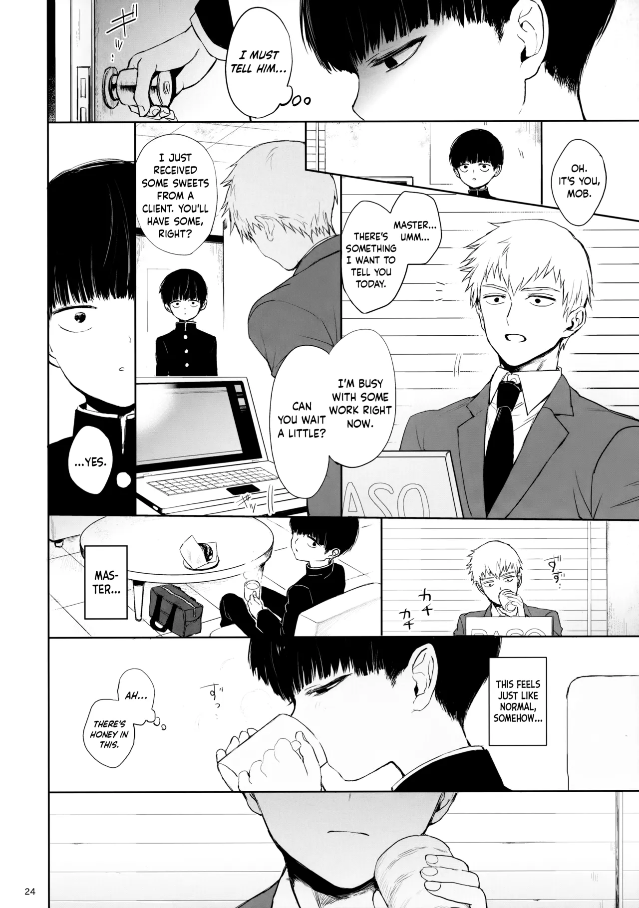 Page 23 of (ONE→HUNDRED 7) [Terepirin (goshi)] Saitei na Otona Ge | The Worst Kind of Adult, Chapter 3 (Mob Psycho 100) [English] {Chin²}