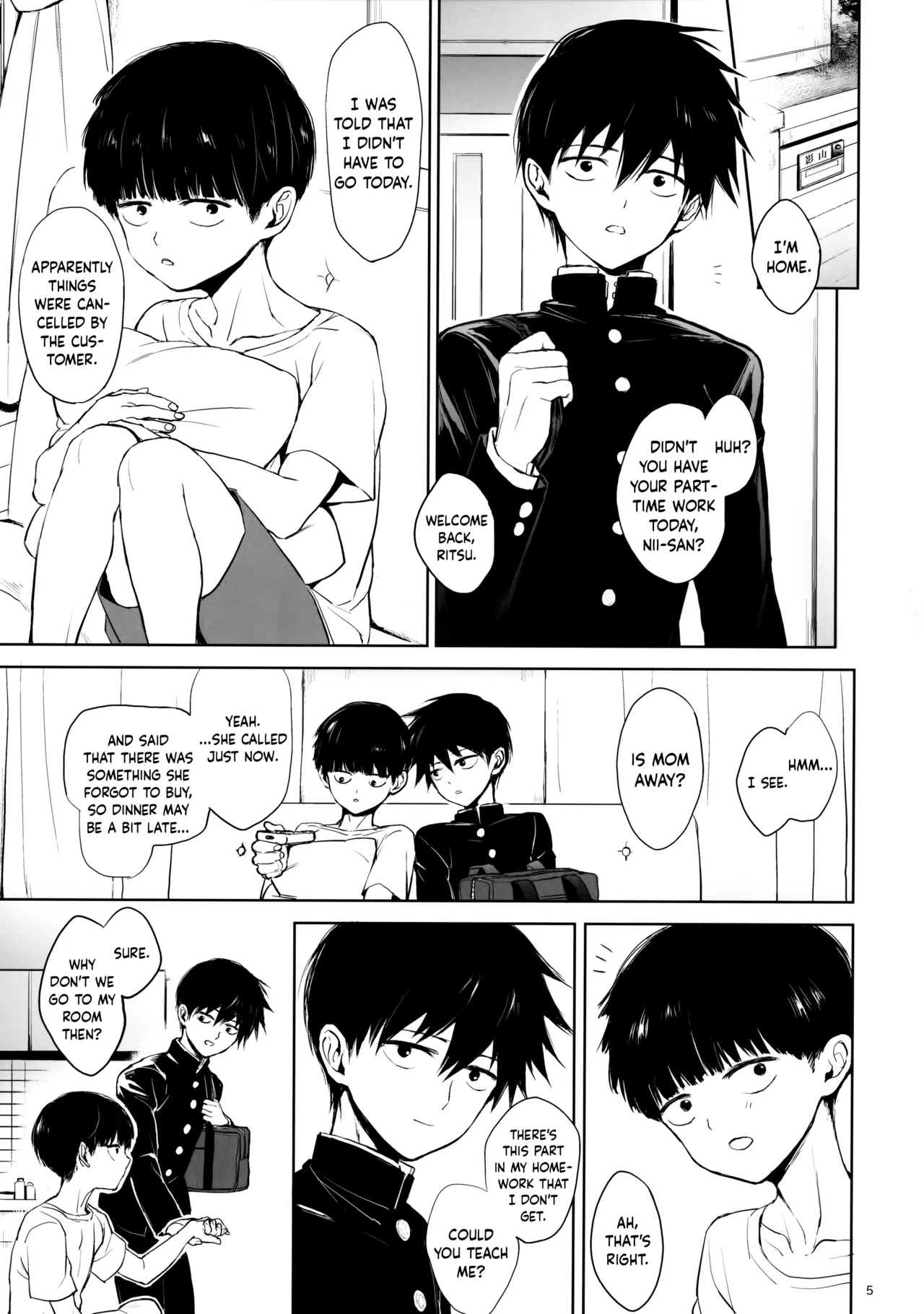 Page 4 of (ONE→HUNDRED 7) [Terepirin (goshi)] Saitei na Otona Ge | The Worst Kind of Adult, Chapter 3 (Mob Psycho 100) [English] {Chin²}