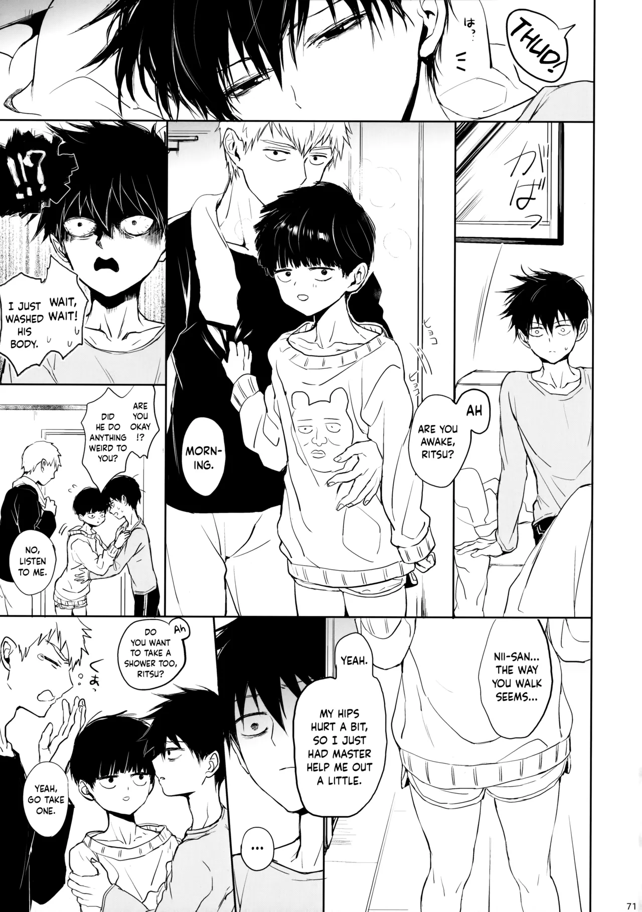 Page 70 of (ONE→HUNDRED 7) [Terepirin (goshi)] Saitei na Otona Ge | The Worst Kind of Adult, Chapter 3 (Mob Psycho 100) [English] {Chin²}