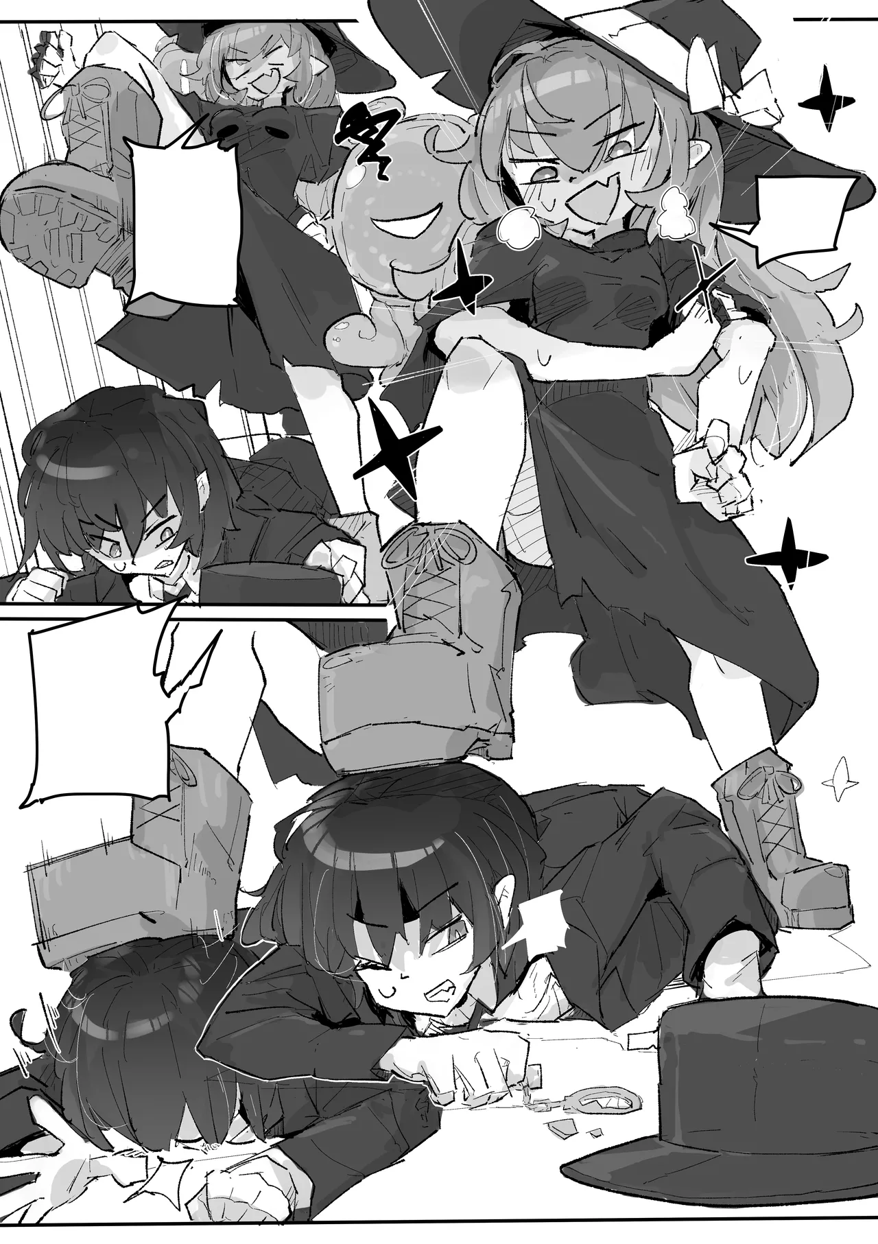 Page 43 of [Same Koubou] Majo to Kusuguri Majutsu Show [Textless]