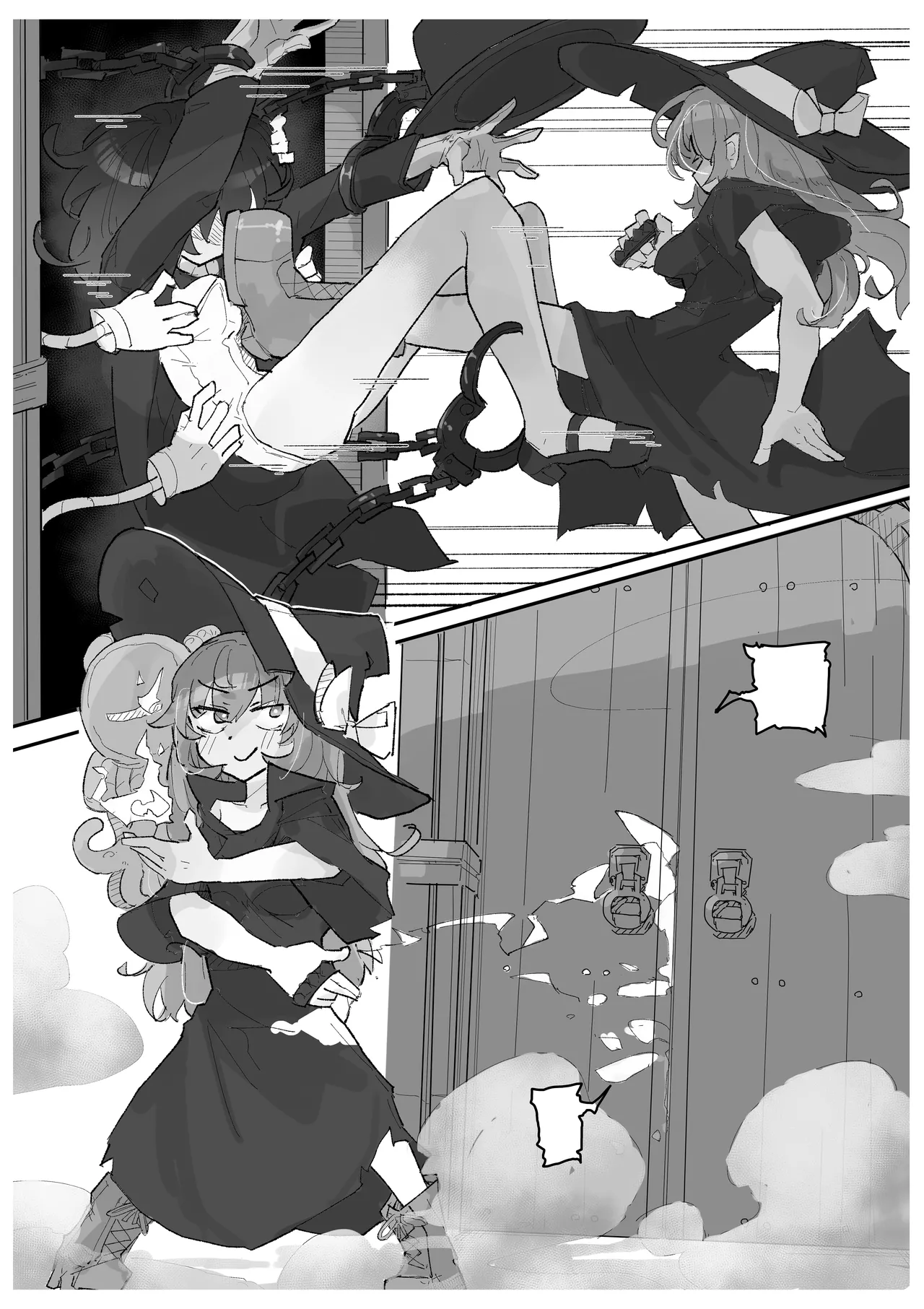 Page 44 of [Same Koubou] Majo to Kusuguri Majutsu Show [Textless]