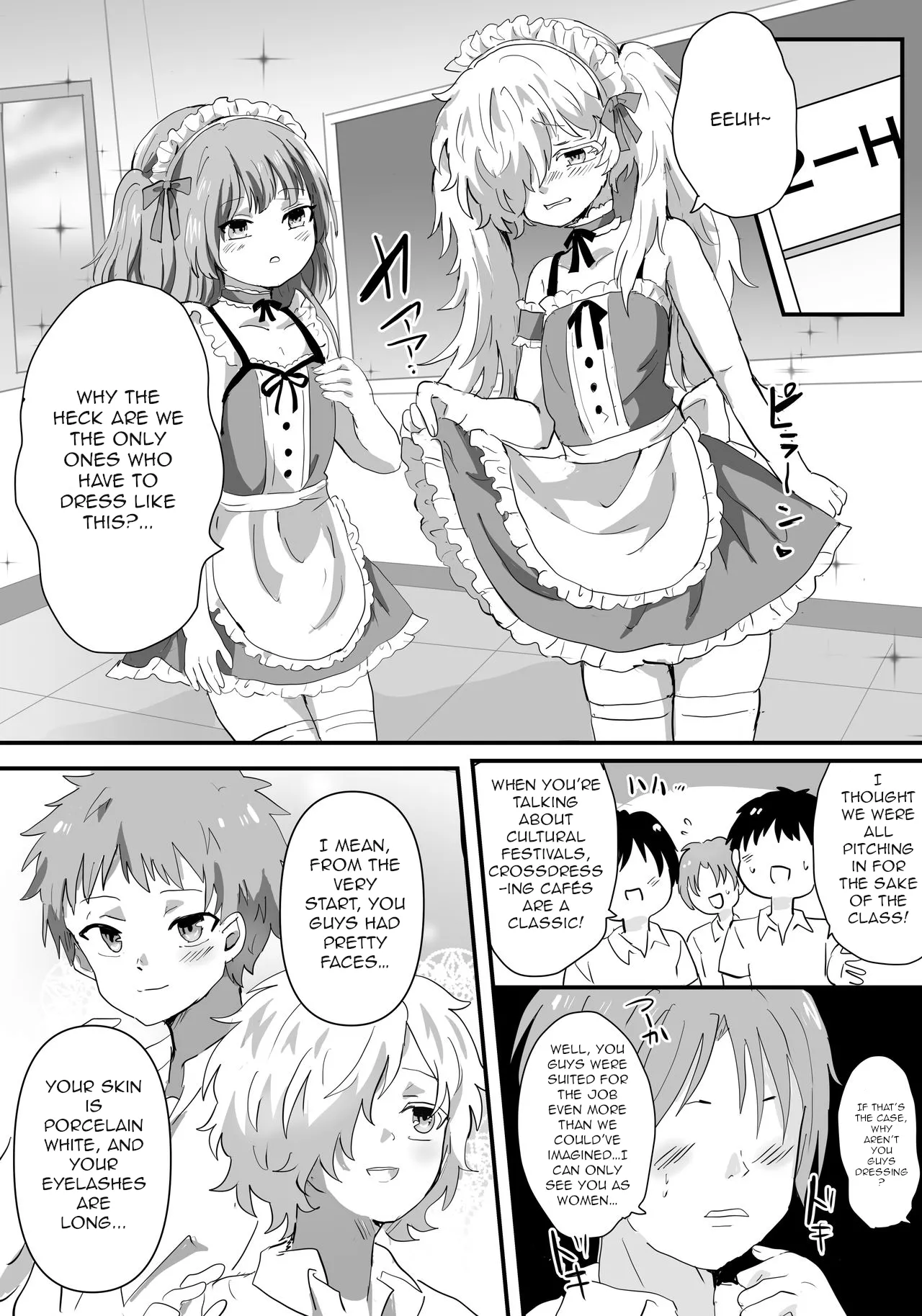 Page 2 of [Lyrical Seeki] Mesu Ochi Josou Maid wa Minna no Nikubenki | Feminized Crossdressing Maids that became Everyone's Cumdumps [English]
