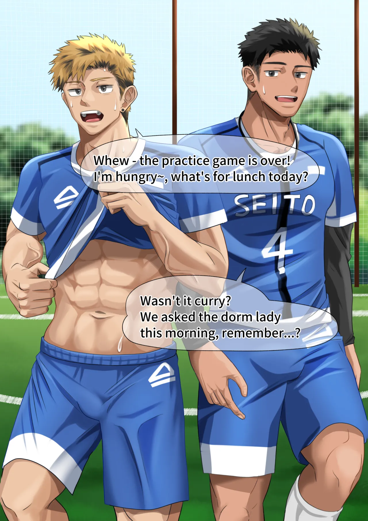 サッカーの練習後に…(p10)【ENG】 page 12 full