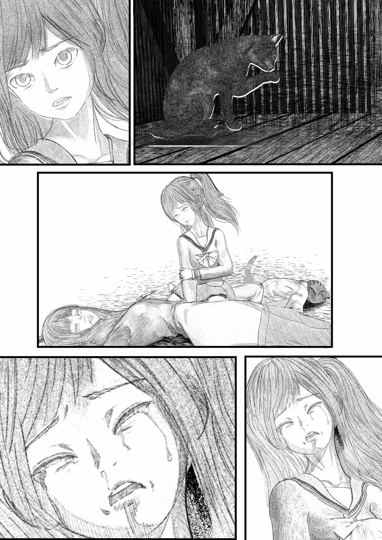 Page 57 of [岩石堂] 首絞め!漫画・スナッフシリーズ「三部作総集編」/首絞めリョナ・コミック作品