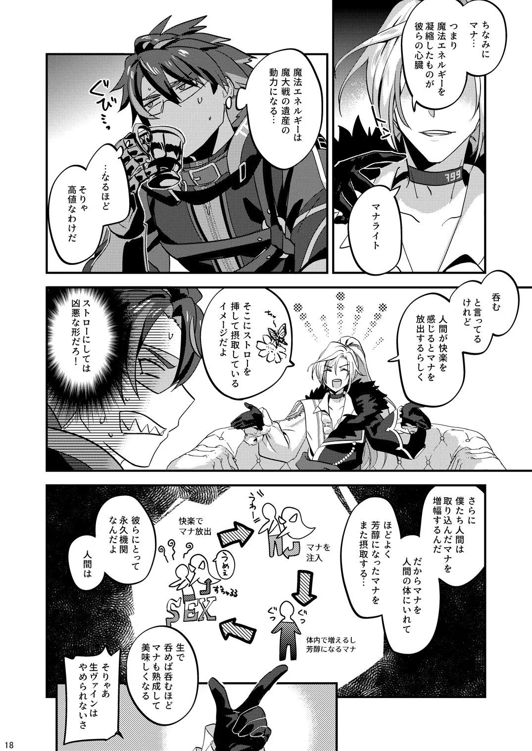 Page 18 of [5,5% (タチバミ)] 幽鬼は葡萄酒の杯を倾けた 2