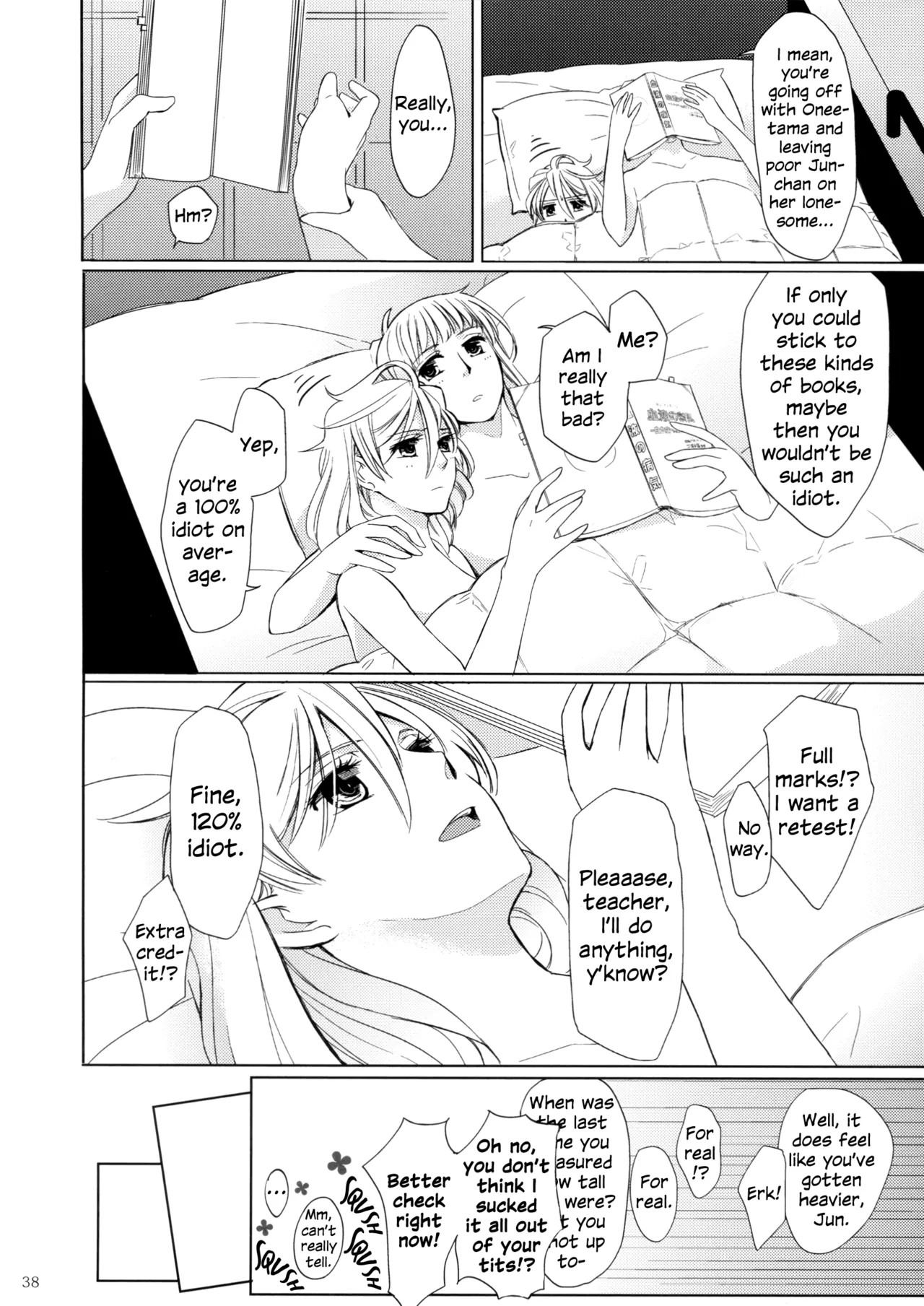 Page 37 of (Girls Love Festival 11) [No.3 (Kamonasu, Sakuraba, Yuyuki)] Meteora (Hayate x Blade) [English]