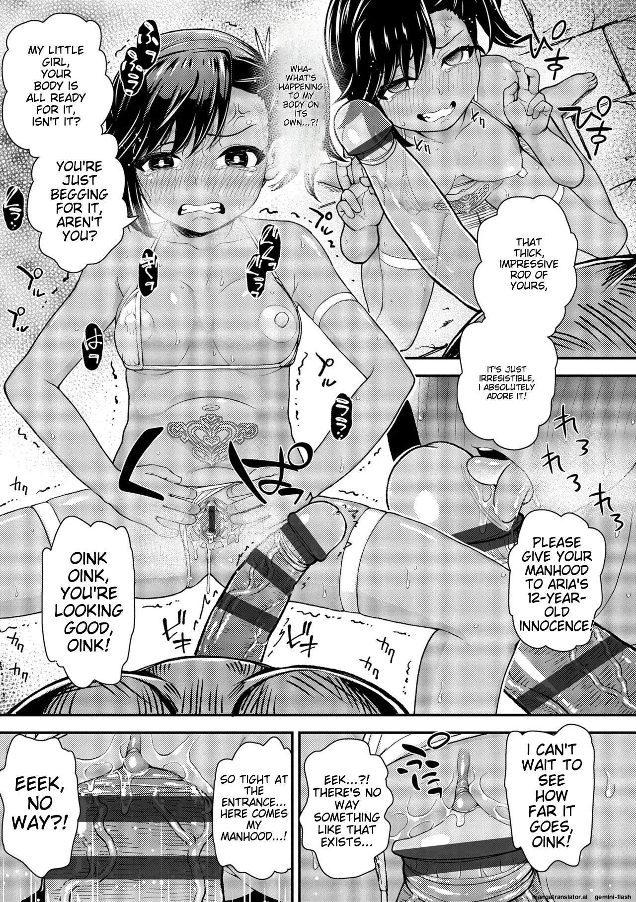 Page 167 of [Hikoma Hiroyuki] Gaki Ana ni Okusuri Tsukatte Kuppuku Onaho Kyouiku [English] [MTL] [Digital]