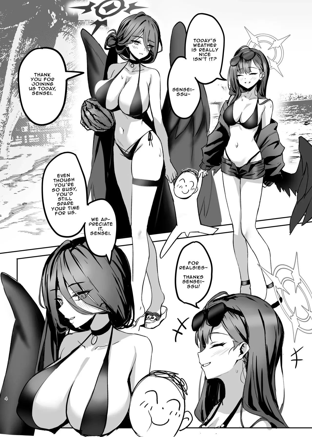 Page 4 of Sensei, Acchi de Ippatsu Iissu ka? | Sensei, Let's have a quickie over there