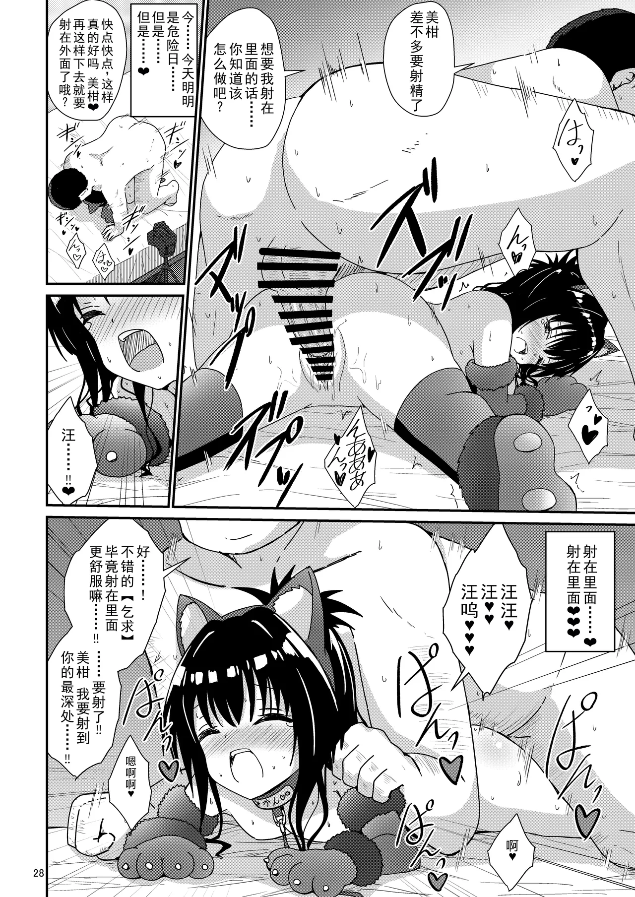 Page 27 of [Aiirosakura (Aikawa Ryou)] Mikan no Ecchi na Hon 4 (To LOVE-Ru) [Chinese] [Digital]