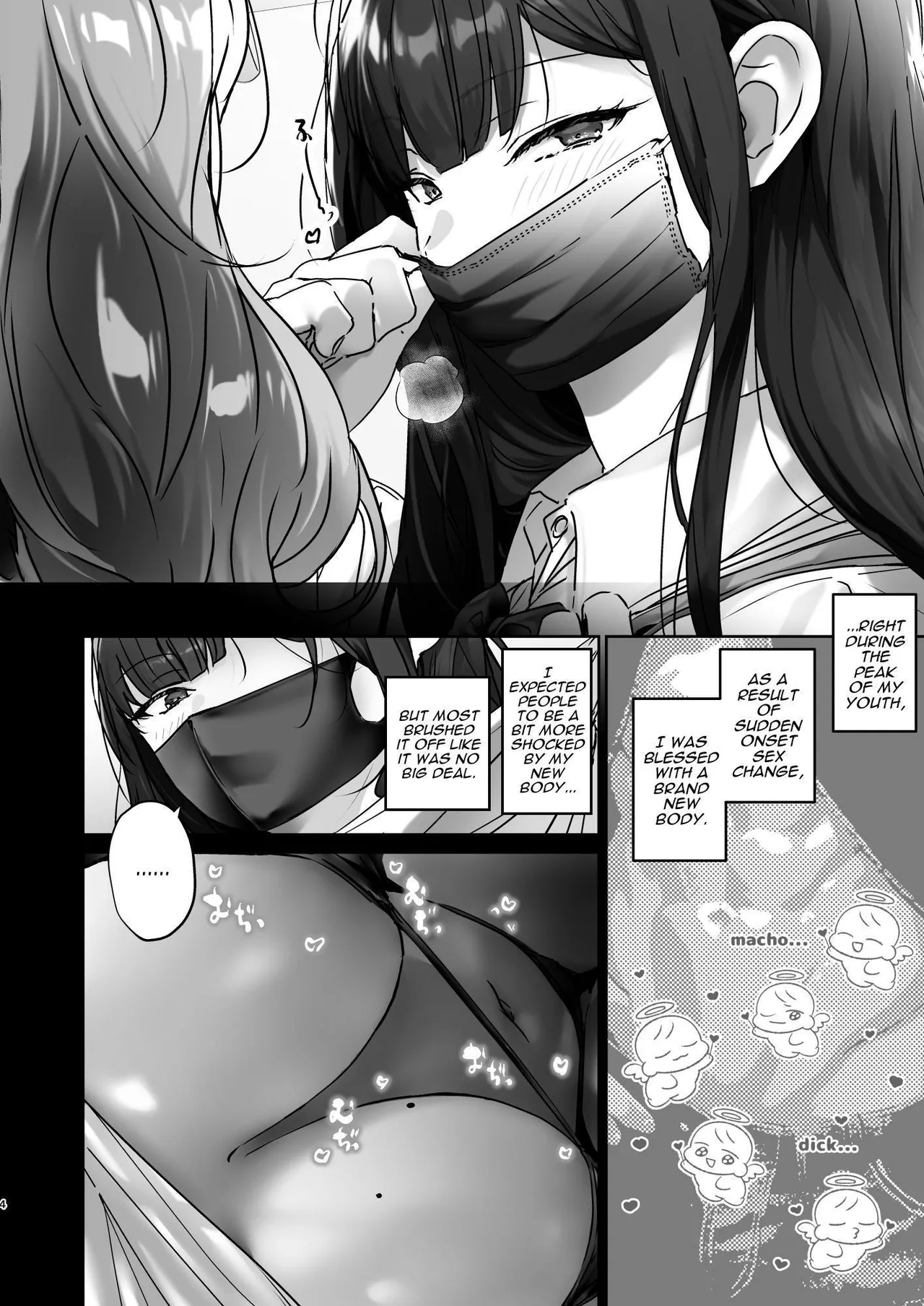 Page 4 of [Koko de Chikubi o Hitotsumami (Juurouta)] TS Shita kara AV Danyuu to Ecchi Shitai | Having Transformed into a Woman, I Want to Have Sex with a Male Pornstar [English] [Darg777 Translations]