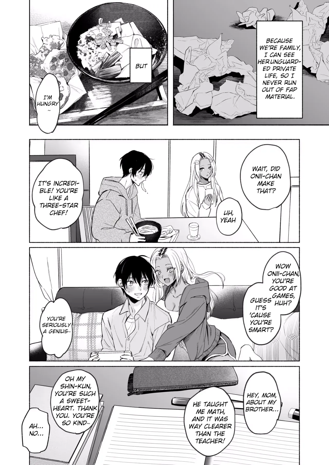 Page 11 of [Chimple Hotters (Chimple Hotter)] Kuro Gal Kyonyuu Gimai wa Boku o Yasashiku Sakusei Shitai [English] [Digital]