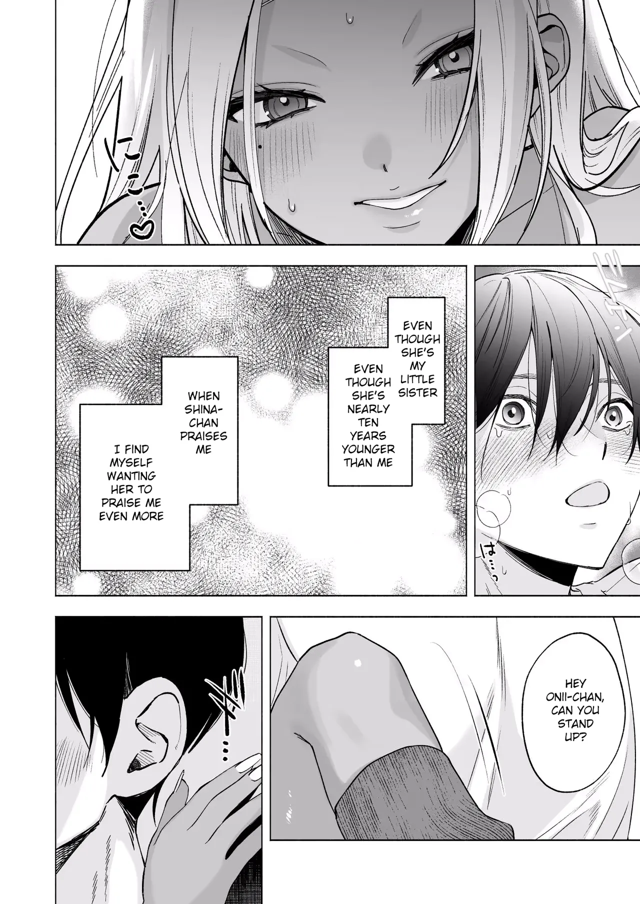 Page 40 of [Chimple Hotters (Chimple Hotter)] Kuro Gal Kyonyuu Gimai wa Boku o Yasashiku Sakusei Shitai [English] [Digital]