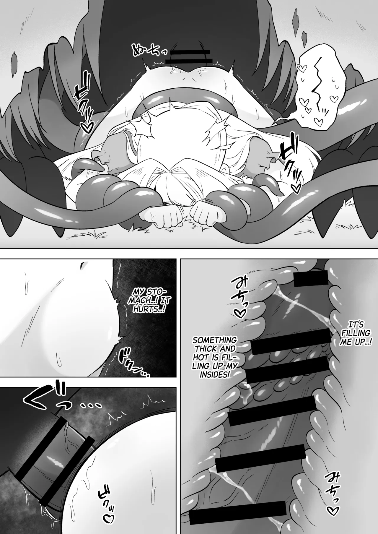 Page 40 of [Moto no Hondana (Moto)] Aru Hi Mori no Naka Shokushu no Kaibutsu ni Tanetsuke Koubi Sareru Shoujo no Ohanashi [English] [Project Valvrein]