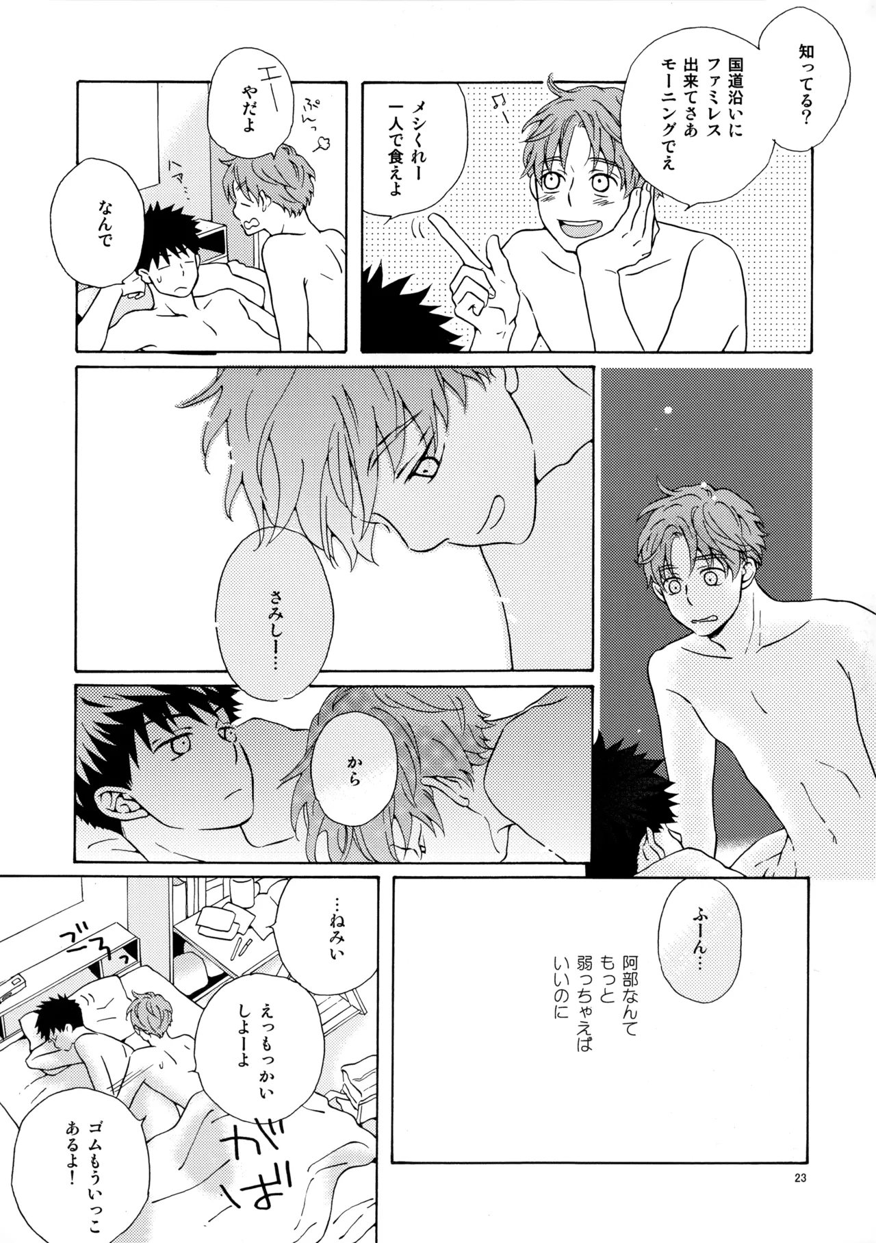Page 22 of [Fujiya (Fuji Munako)] Ore to Aitsu no Sukima no Neko (Ookiku Furikabutte)
