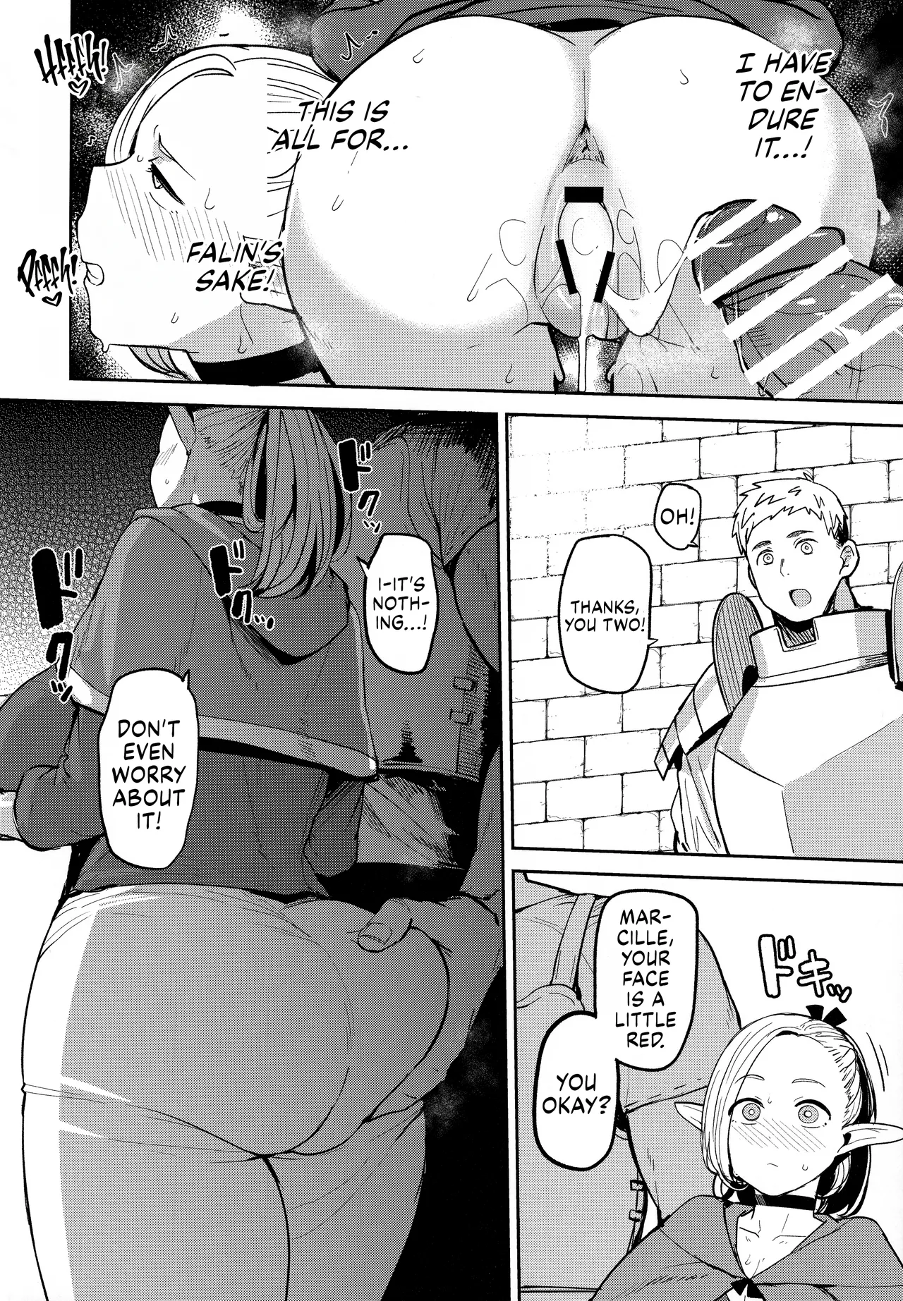 Page 27 of (C106) [North70 (Nanao Yukiji)] Chin Ochi Donkusa Elf | Dumbass Elf, Dicked Over And Dicked Down (Dungeon Meshi) [English] [Suizokukan]