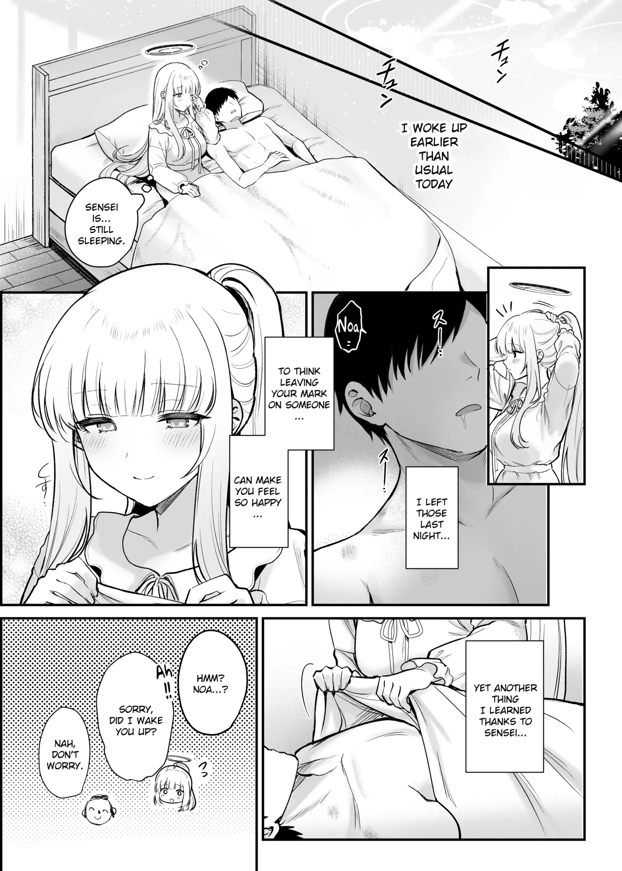 Page 26 of [Pontaroya (Pontaro)] Hoshi ni Somerareta Yoru no Kioku - THE NIGHT DYED WITH A STAR (Blue Archive) [English] [Literally Starving] [Digital]