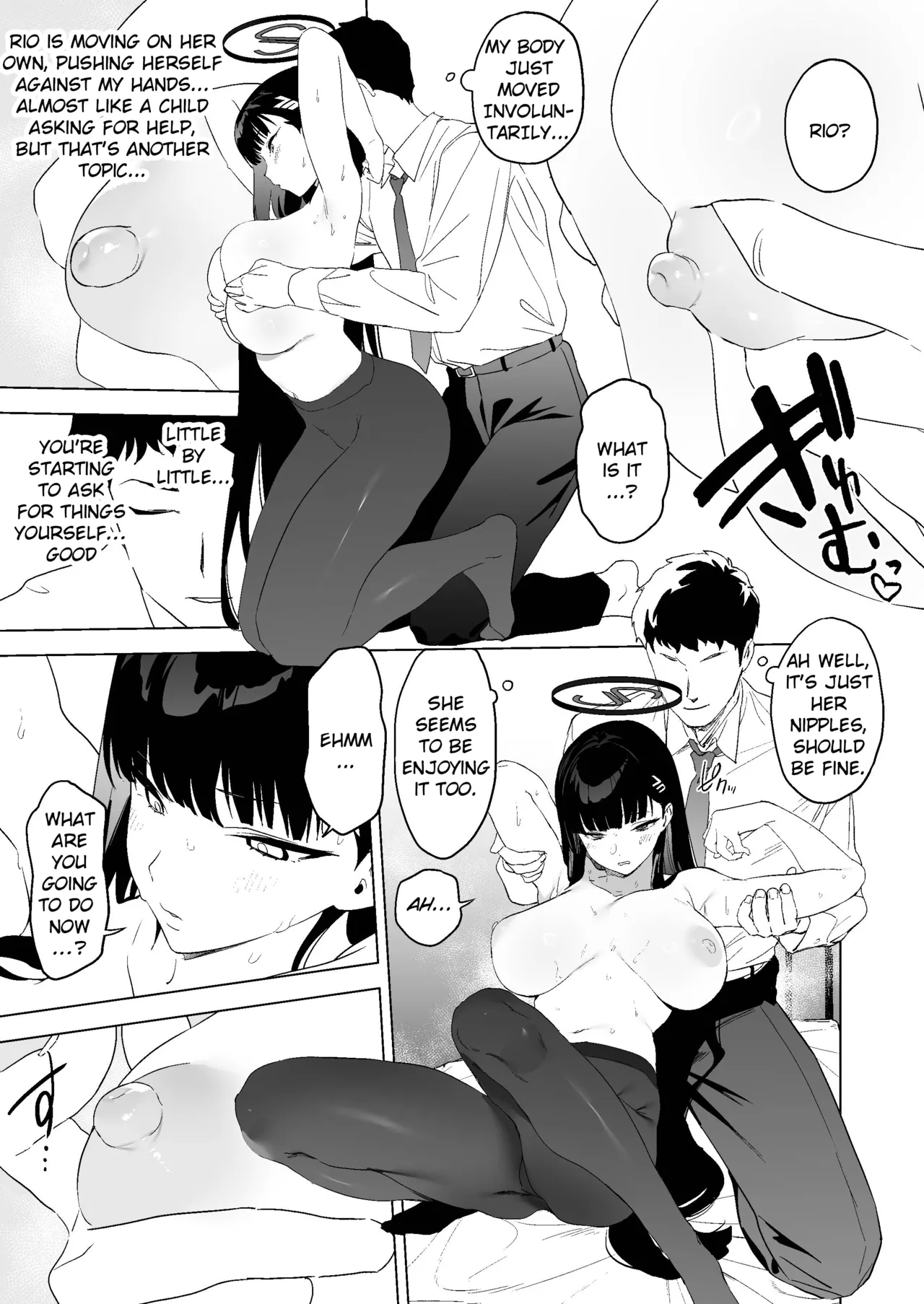 Page 12 of [Camrism (Kito Sakeru)] Gouriteki na Sei no Hassan ni Tsuite Aratame Chikubi Karikari Iraira Manko | On the Topic of Rational Sex: Divergent Views, Scratching Nipples and Itchy Pussies! (Blue Archive) [Digital] [English] [Literally Starving]