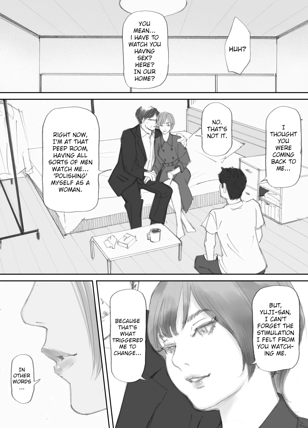 Page 182 of [Nekome Koi] My Wife, On the Other Side of The Peep Room… [English] [LateStateRetardation] [MTL]
