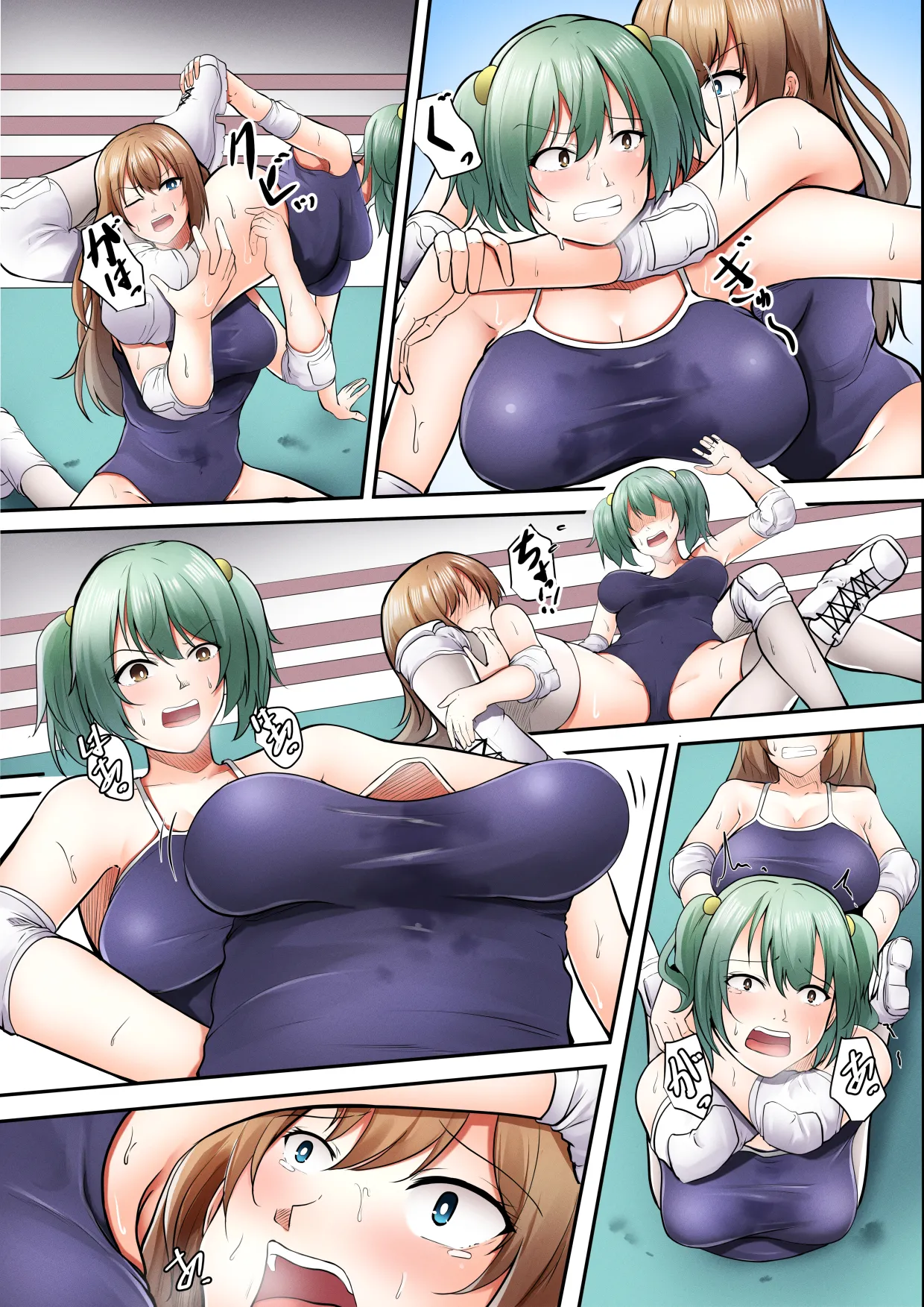 Page 14 of 学校で女子プロレス! 全員失神失禁 むちむちJKマッチ編