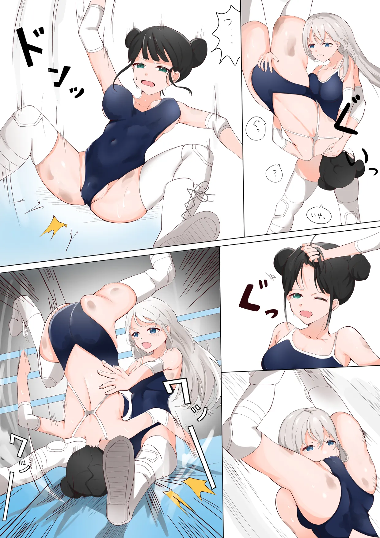 Page 19 of 学校で女子プロレス! 全員失神失禁 むちむちJKマッチ編