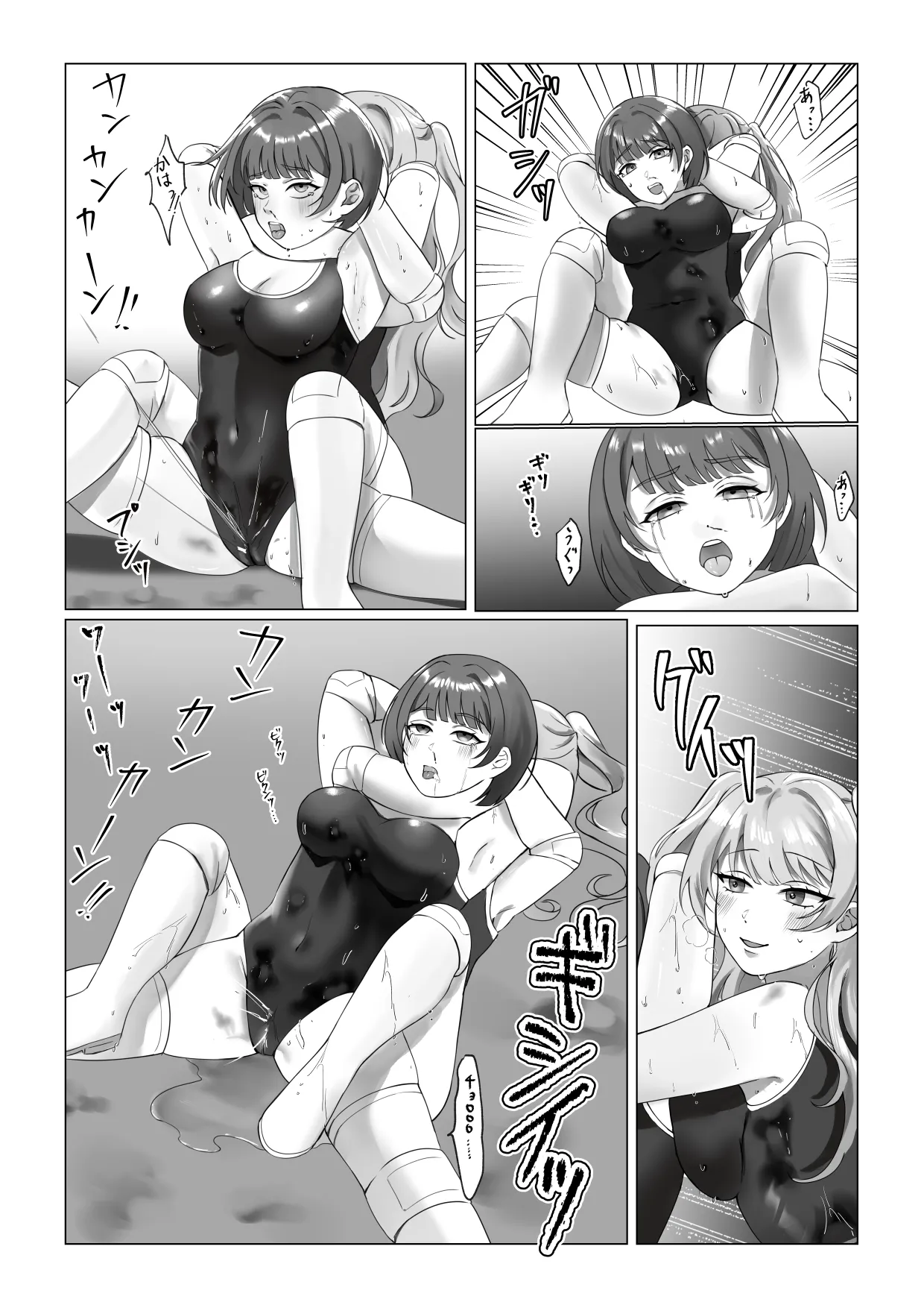 Page 8 of 学校で女子プロレス! 全員失神失禁 むちむちJKマッチ編
