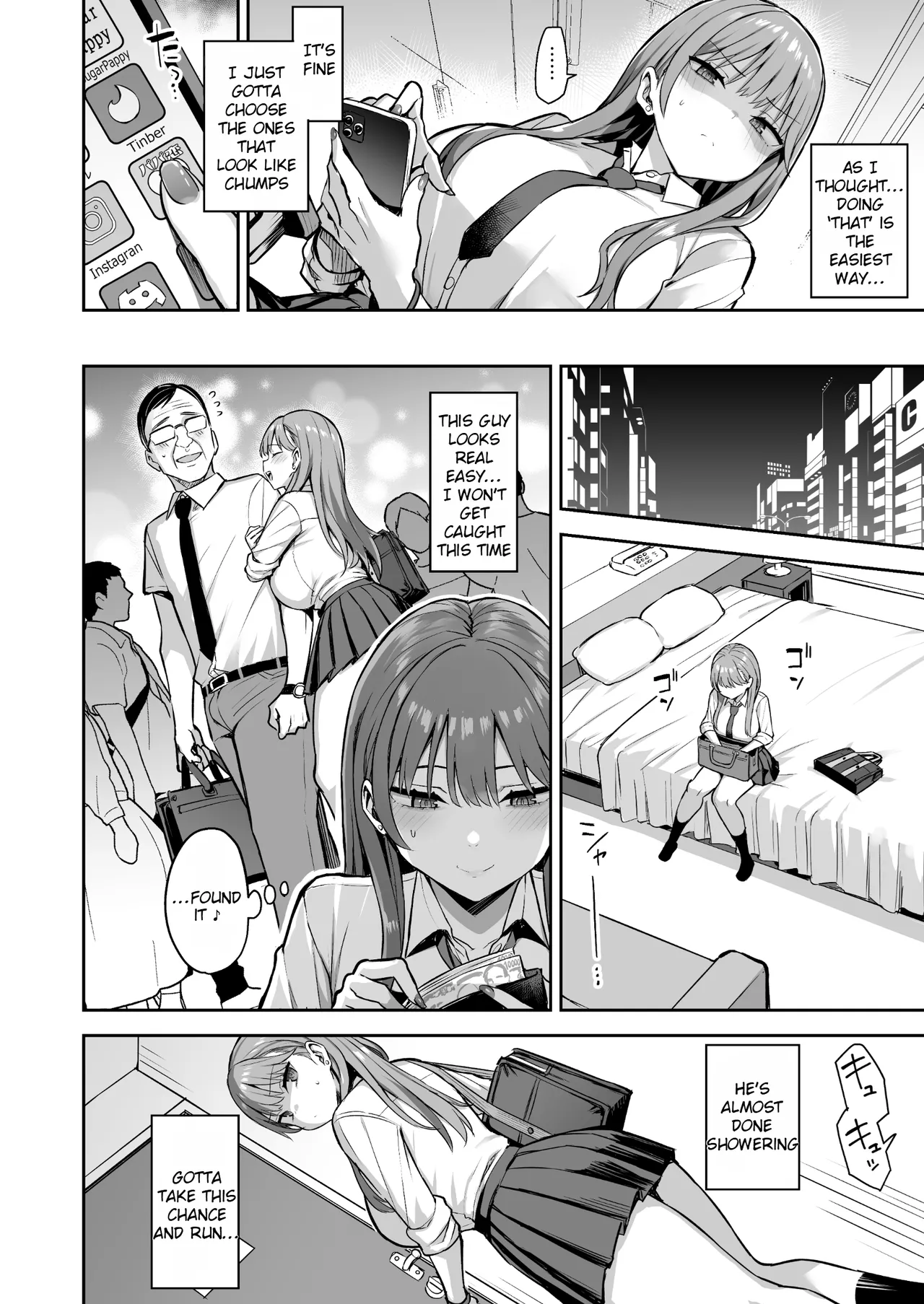 Namaiki Papa Katsu Shoujo ni Seisai SEX page 22 full