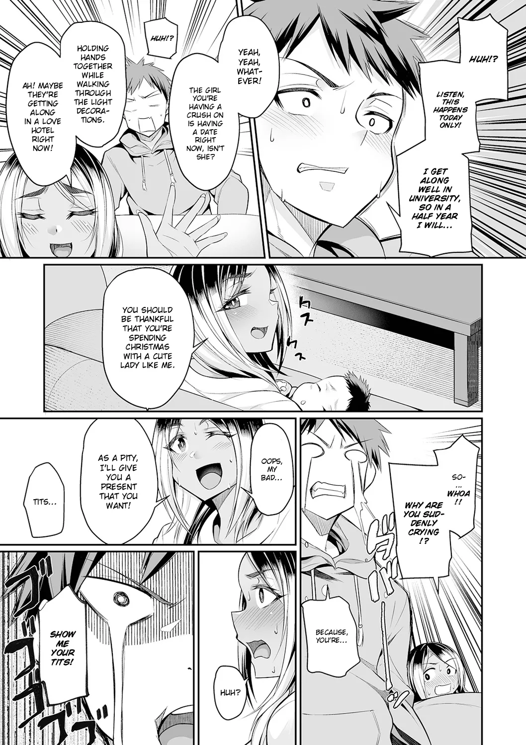 Page 3 of Gyaru Mama to Milk to Seiya | Gal Mommy, Milk, and Holy Night