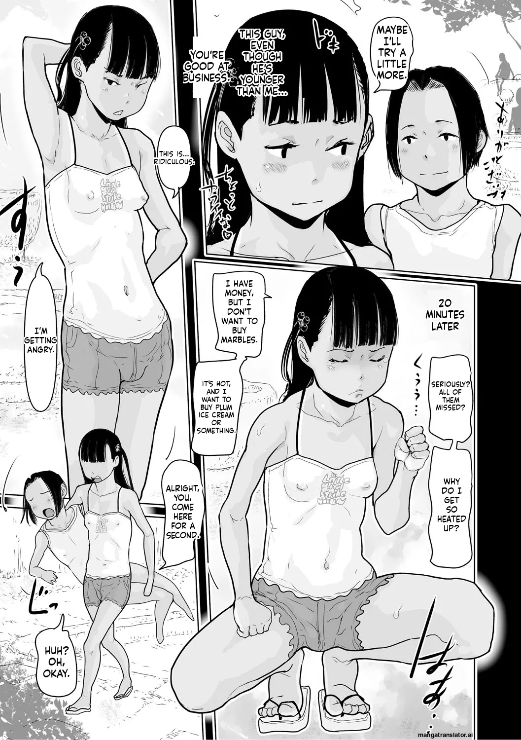 Page 134 of [Hasblow Cream] Hiyake to Wareme to Tomodachi Shojo no Natsuyasumi [English] [MTL] [Digital]
