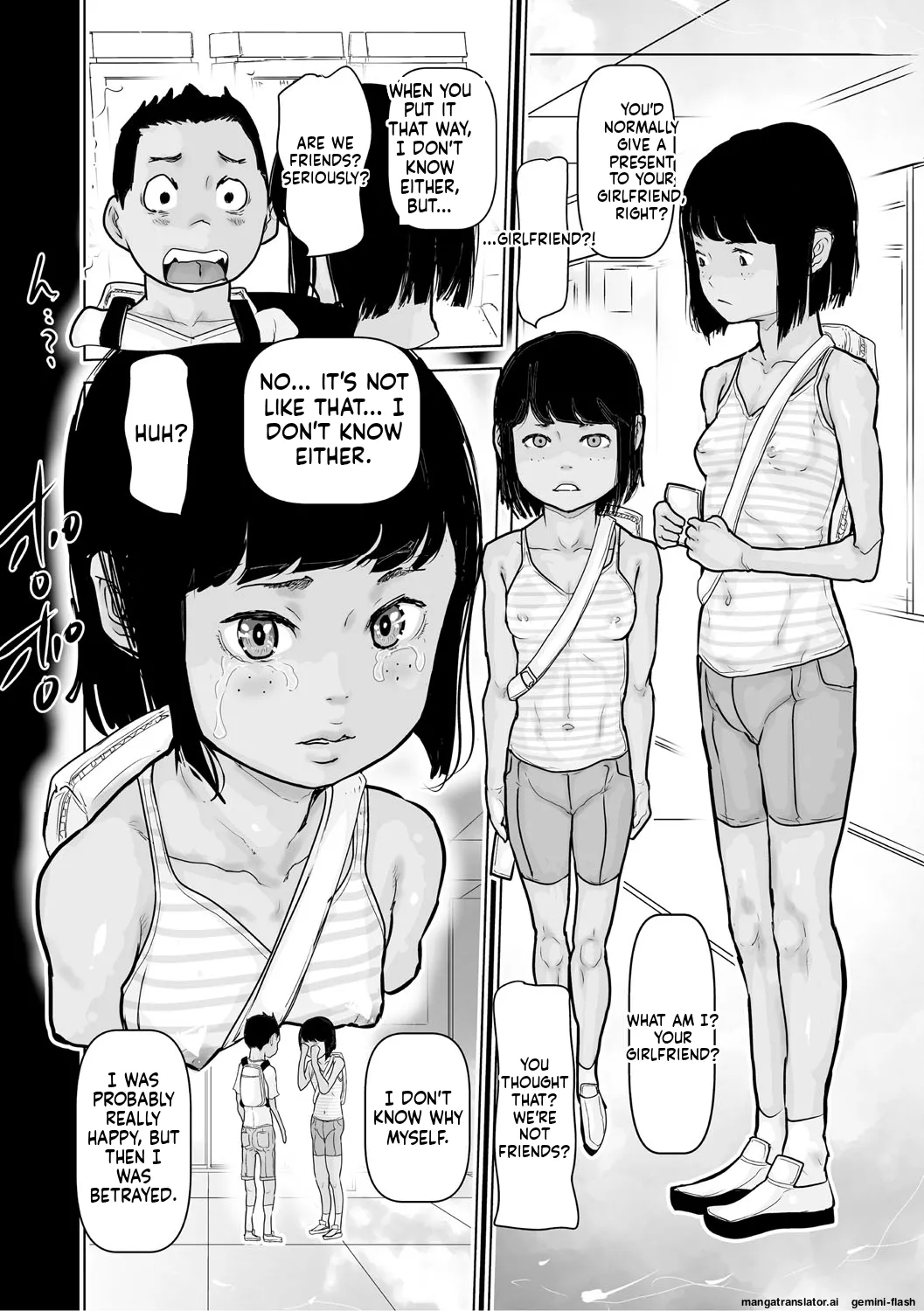 Page 73 of Hiyake to Wareme to Tomodachi Shojo no Natsuyasumi