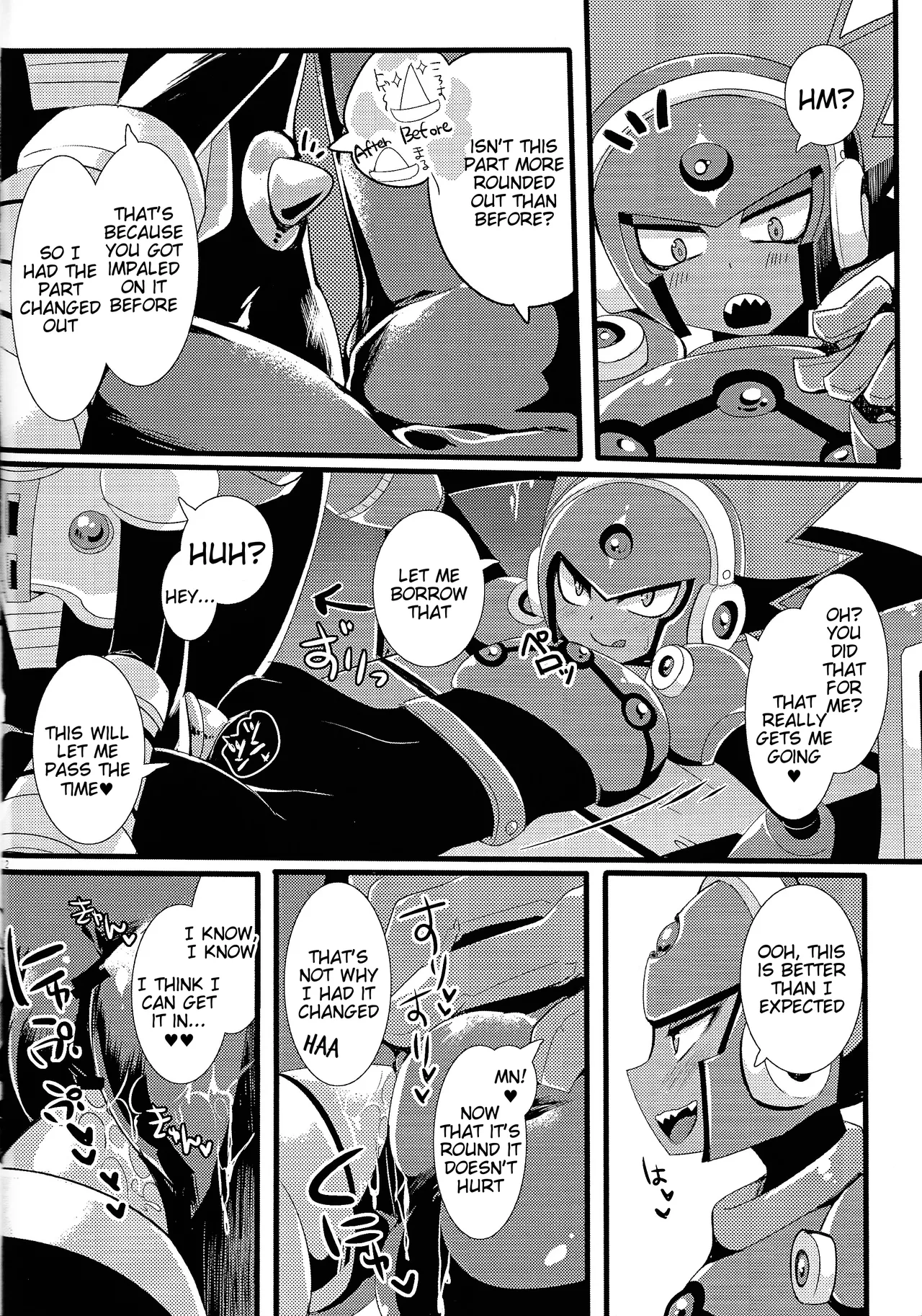 Page 11 of [B-G, PUSH (Aoinu, Kurari ssa)] Ra bura bu hiyuburakunga mitai hon! (Mega Man 11) [English] [Tigoris Translates]