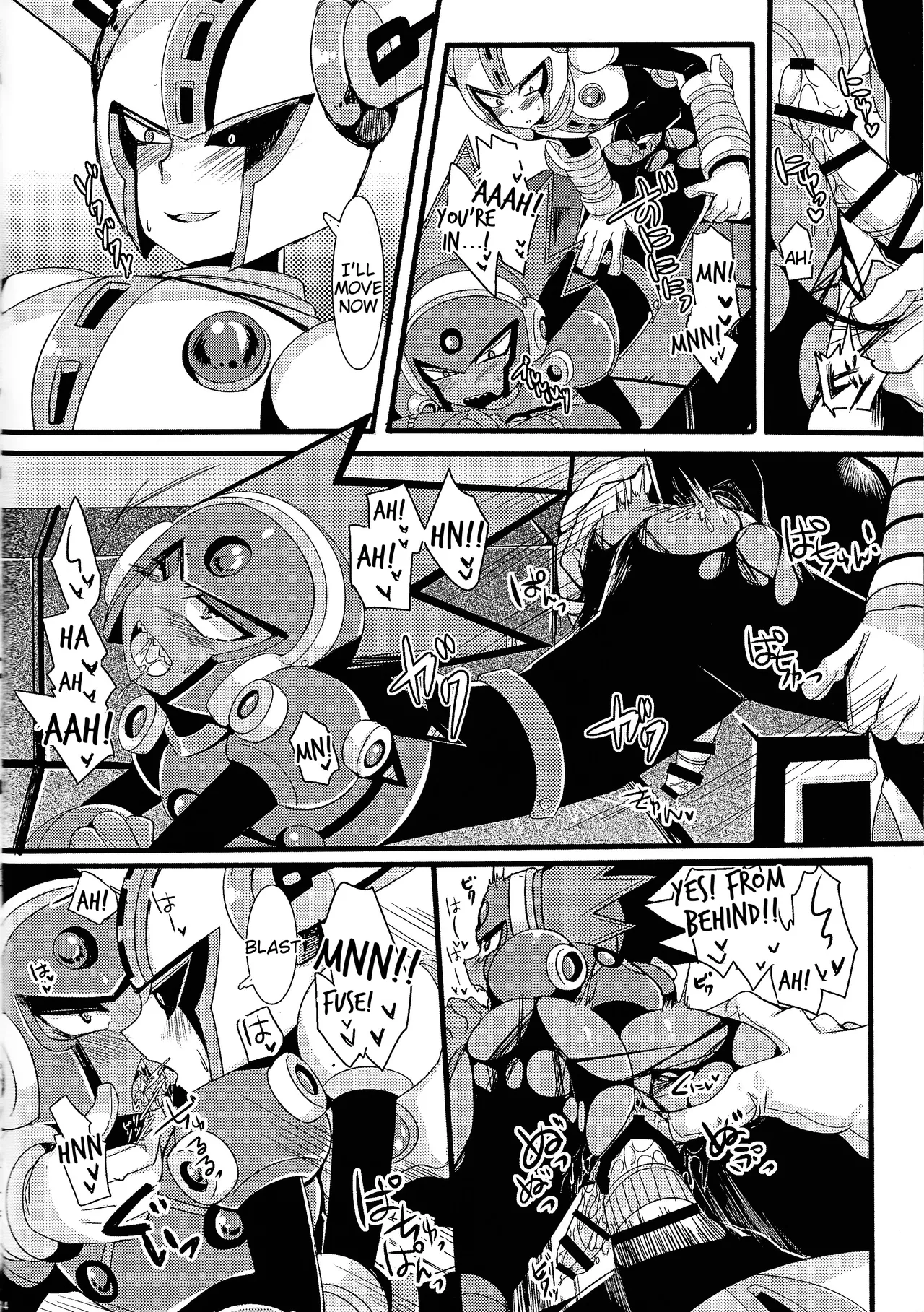 Page 13 of [B-G, PUSH (Aoinu, Kurari ssa)] Ra bura bu hiyuburakunga mitai hon! (Mega Man 11) [English] [Tigoris Translates]