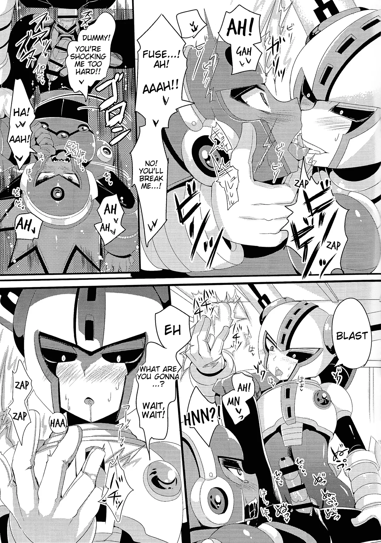 Page 14 of [B-G, PUSH (Aoinu, Kurari ssa)] Ra bura bu hiyuburakunga mitai hon! (Mega Man 11) [English] [Tigoris Translates]