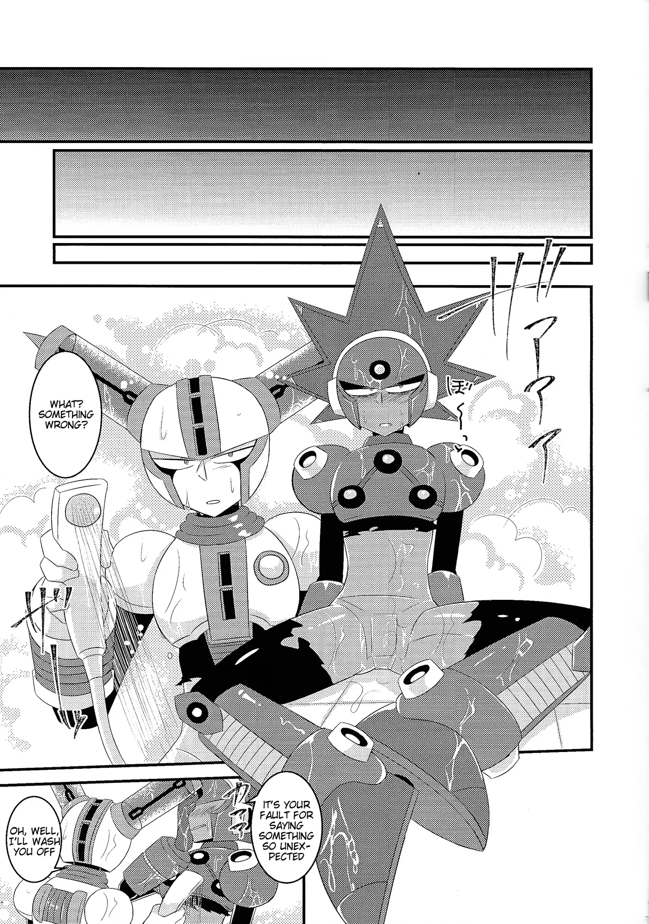Page 6 of [B-G, PUSH (Aoinu, Kurari ssa)] Ra bura bu hiyuburakunga mitai hon! (Mega Man 11) [English] [Tigoris Translates]