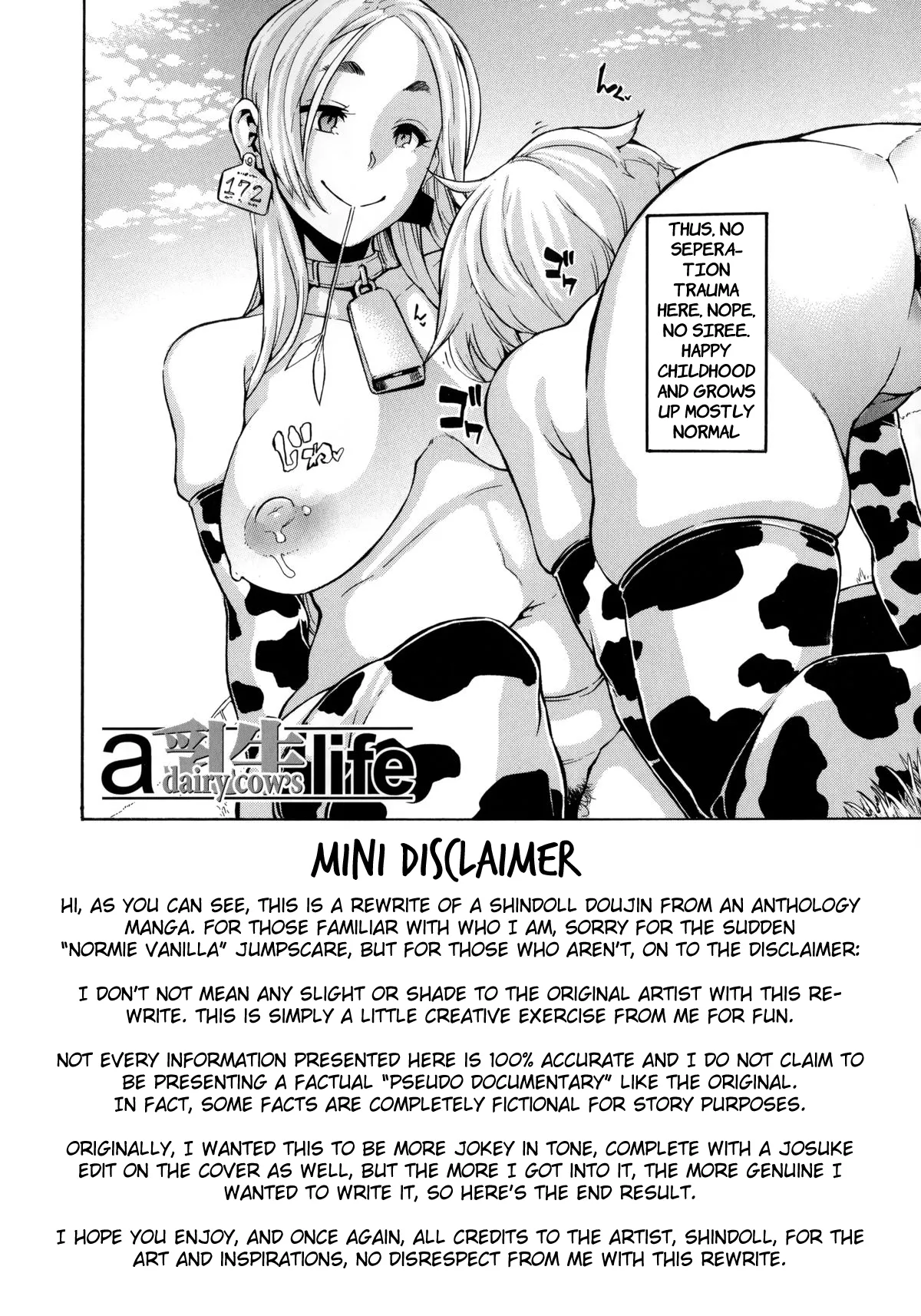 Page 2 of a dairy cow's life - Premium Edition Rewrite