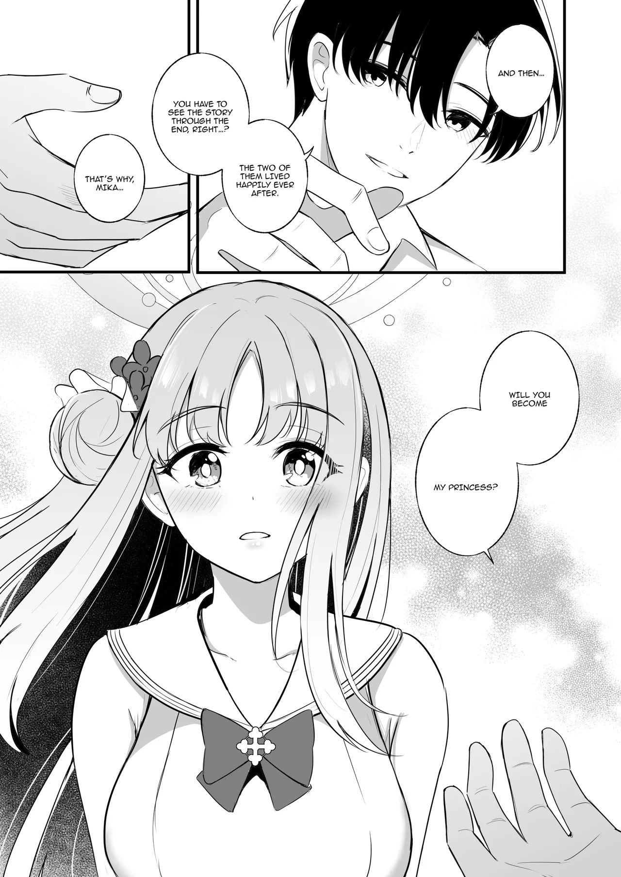 Page 36 of [Koniro Kajitsu (KonKa)] Sensei dake no Mondaiji | Sensei's Exclusive Problem Student (Blue Archive) [English] {Doujins.com} [Digital]