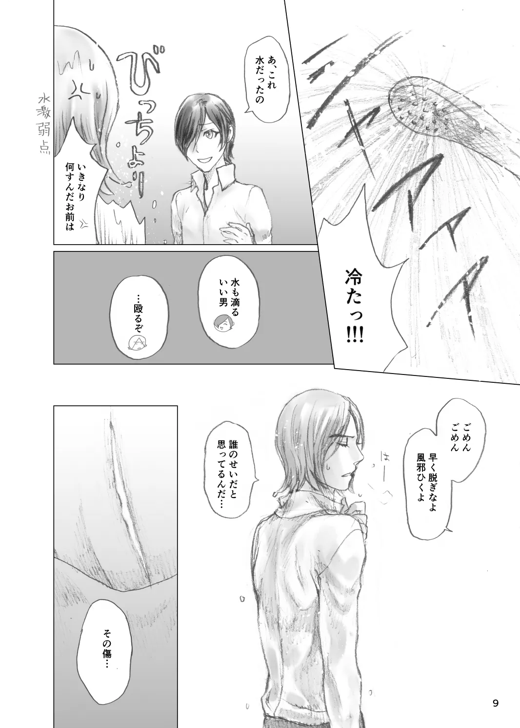 Page 8 of "Netsu to Kizuato" Sairoku