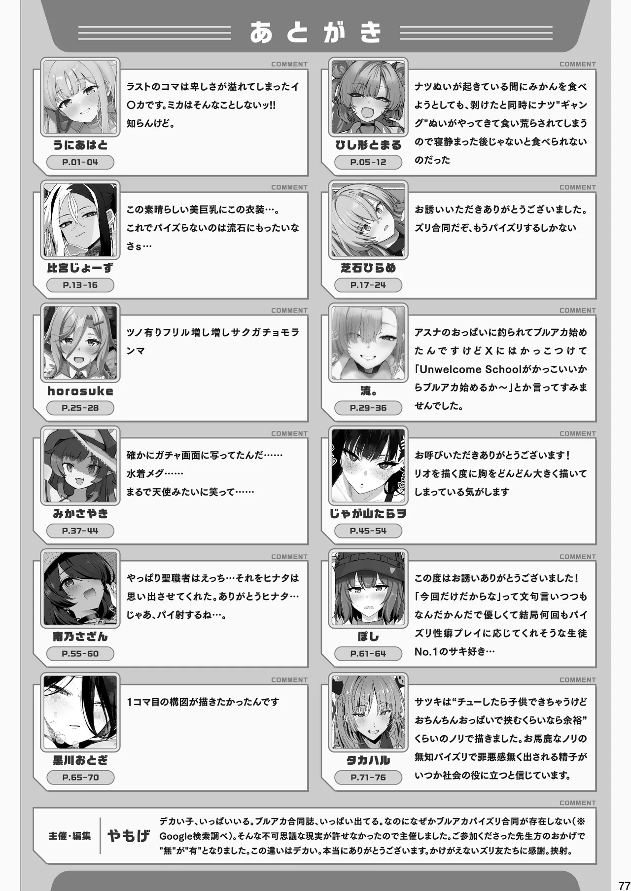 Page 79 of [Kakuzatou (Various)] BluArch Paizuri Goudou "BlunDechive" (Blue Archive) [Digital]