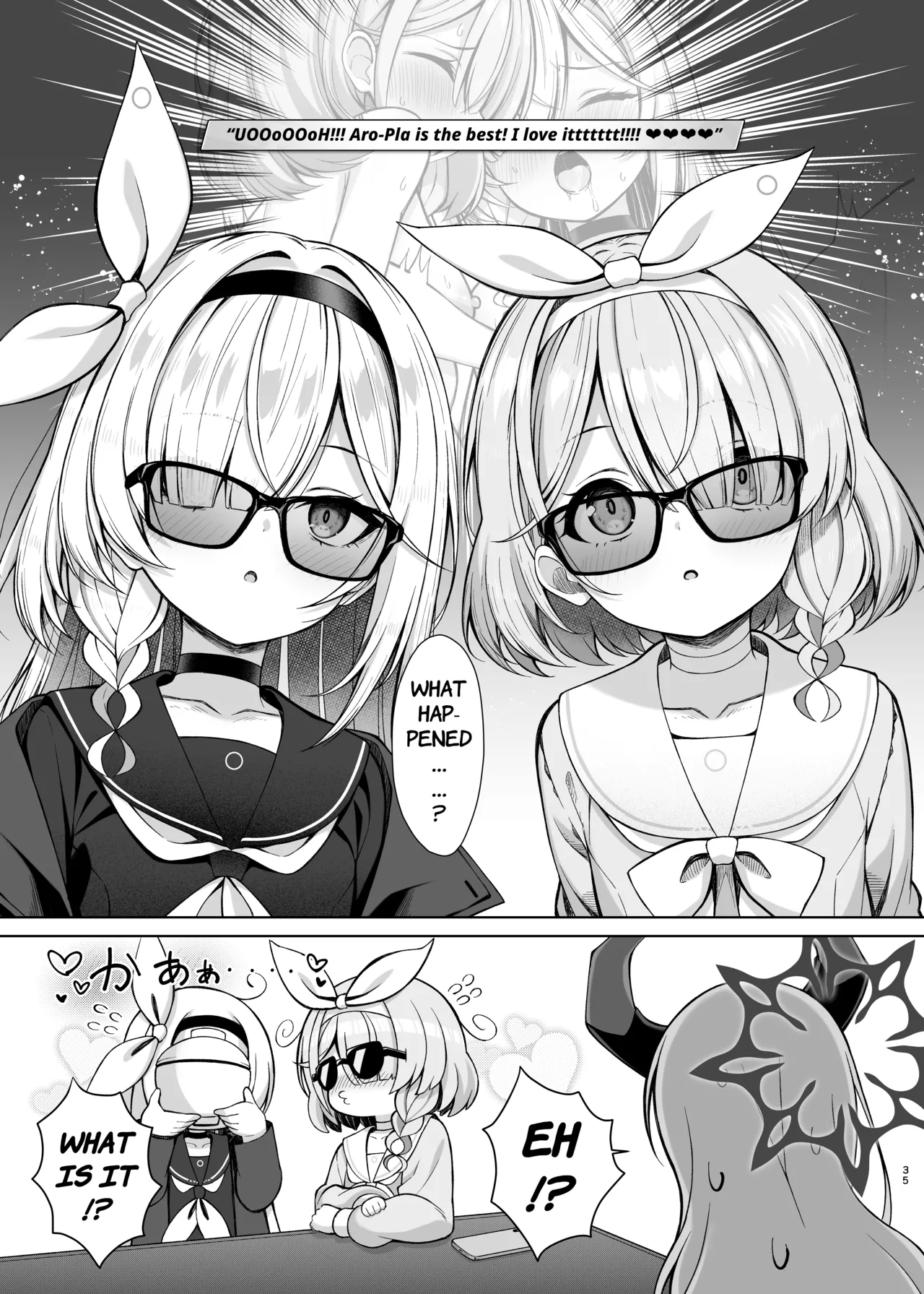 Page 35 of [20NT (Fukemachi)] Plana-chan Saimin no Ojikan desu - It's Hypnosis Time + Archive Sketch #INS | Plana-chan, it's hypnosis time! (Blue Archive) [English] [Entropy] [Digital]