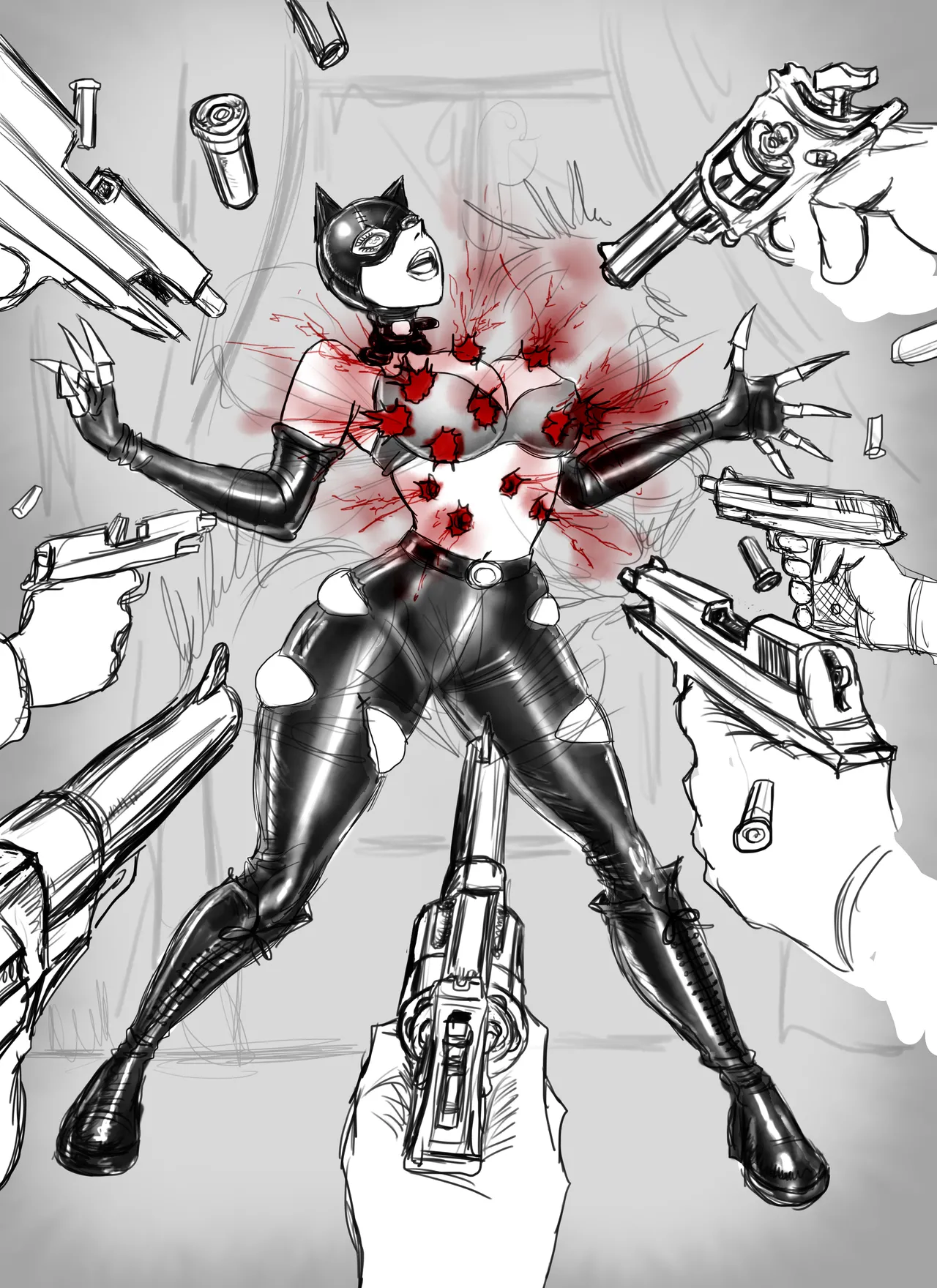 Page 8 of Catwoman Death and Destruction 2 (GURO) (incomplete)