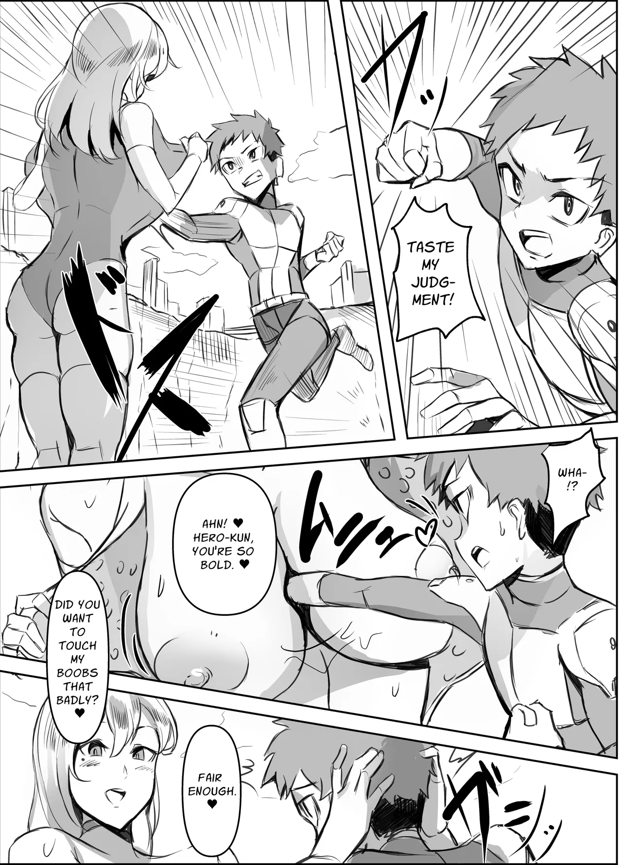 Micchaku Sakusei Mama Kaijin | Body-Tight Cumsucking Mama Monster page 4 full