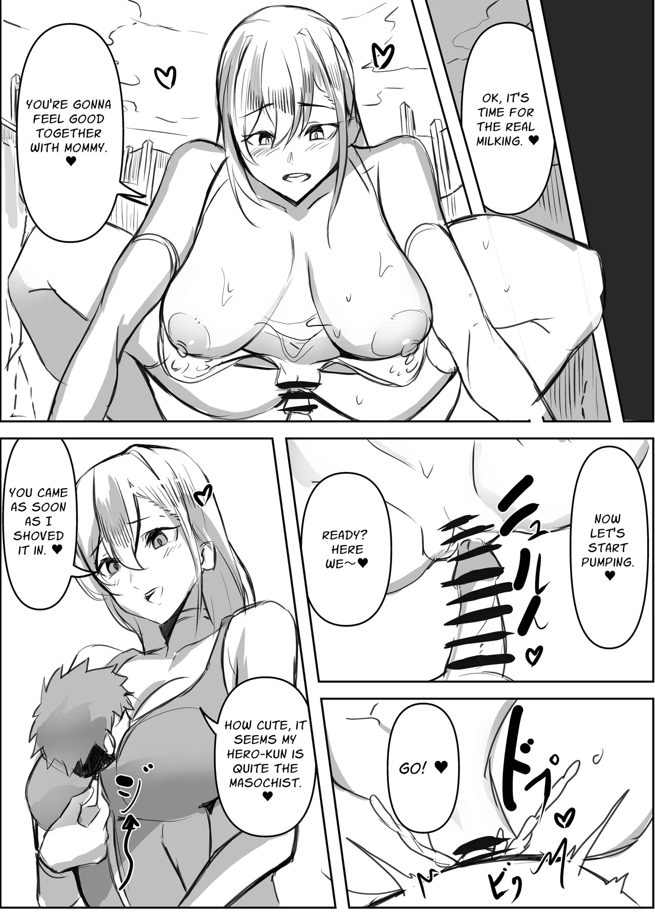 Micchaku Sakusei Mama Kaijin | Body-Tight Cumsucking Mama Monster page 7 full