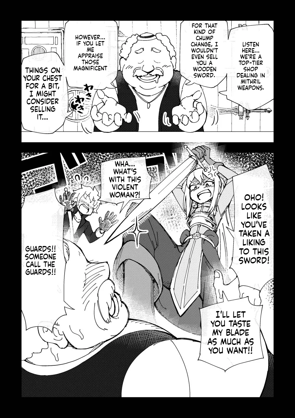 Page 23 of [Arimuland (Ari and Mura)] Reizoku Musume Fukutsu no Onna Kenshi [English]