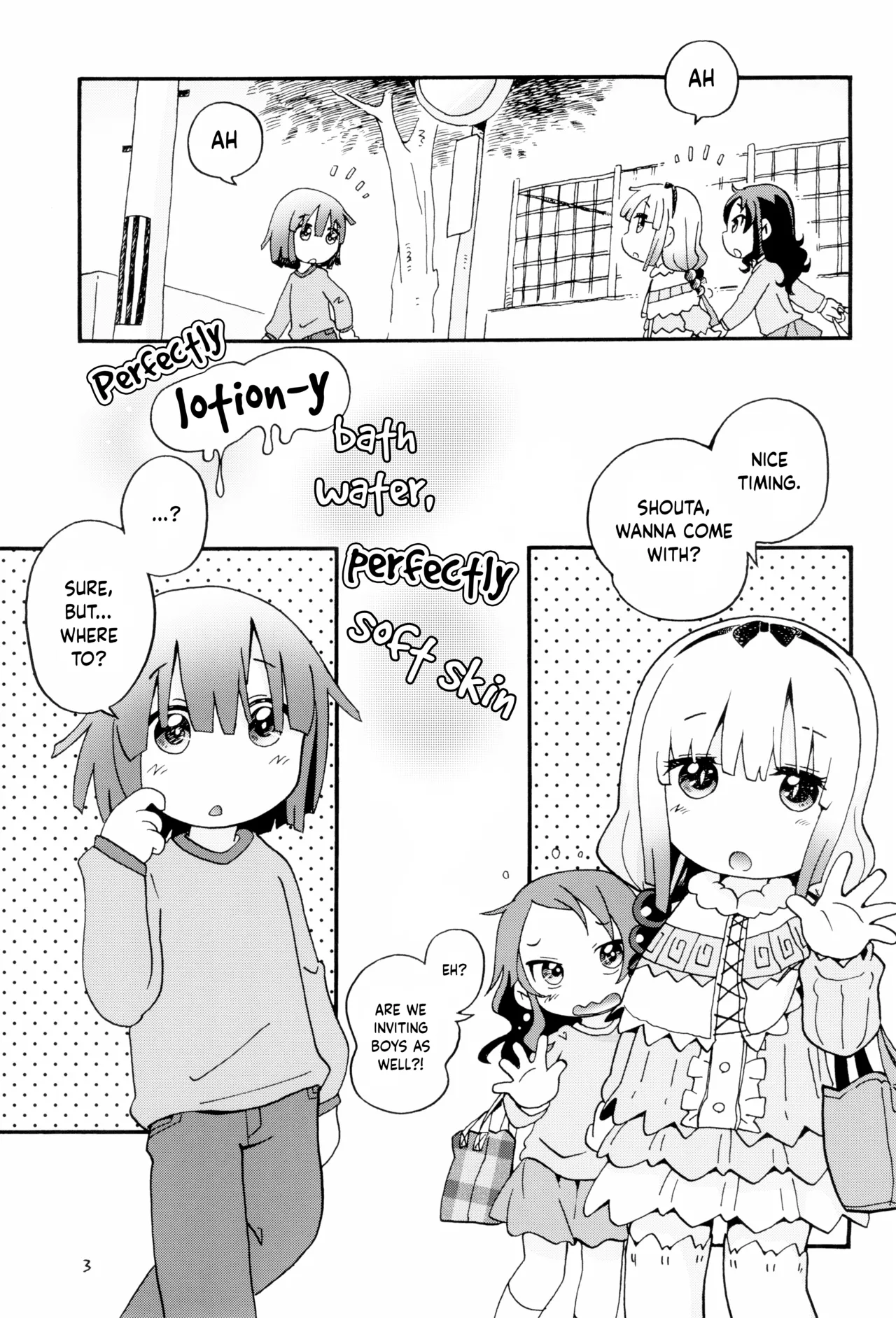 Page 3 of (C99) [Puchi-ya (Hoshino Fuuta)] Torori Yu kagen Oniku kagen | Perfect lotion-y bath water, perfectly soft skin (Kobayashi-san-chi no Maid Dragon) [English] {Chin²}