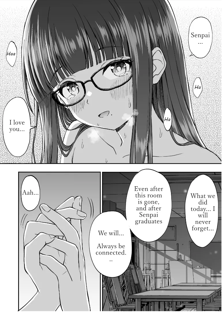 Page 45 of My big-breasted junior from the Art Club decided to pose nude for me and it was so erotic it made my art explode 2