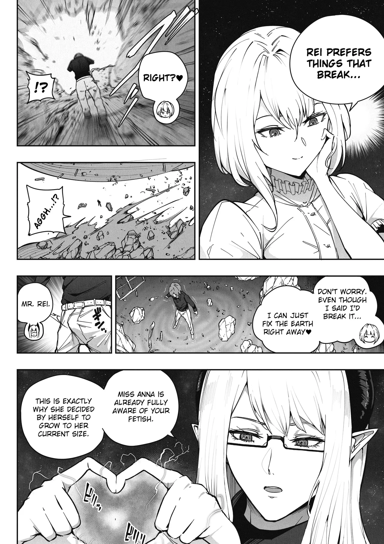 Page 12 of [Soryuu] Shinchou 1680-oku km no Joshi ga Tatta 1-man km Shika Nai Chikyuu o Asobubu | A 168 Billion km Tall Girl Toys with the Mere 10,000 km Earth [English]
